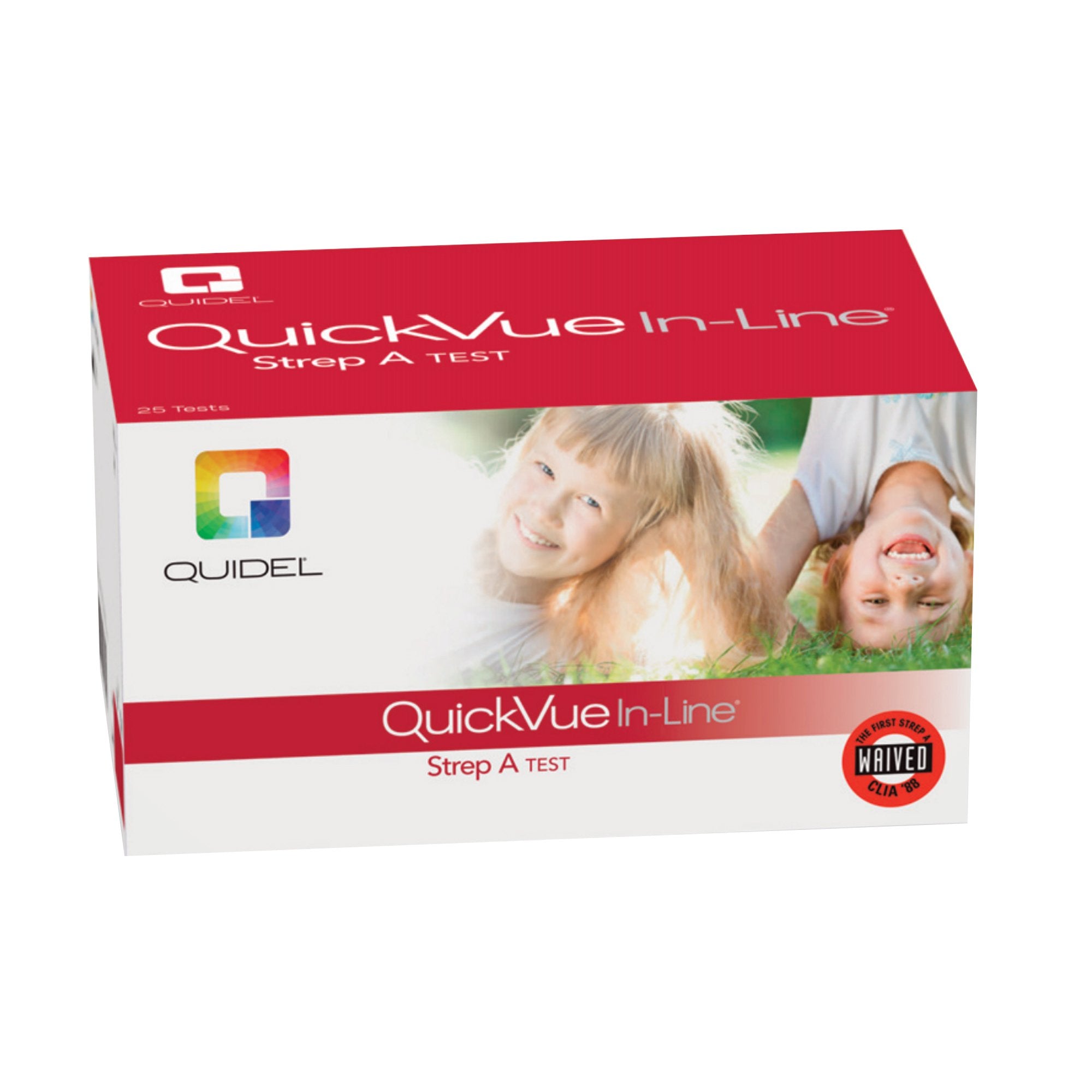 Quidel - Respiratory Test Kit QuickVue® In-Line® Strep A Strep A Test 25 Tests CLIA Waived [1/KT]
