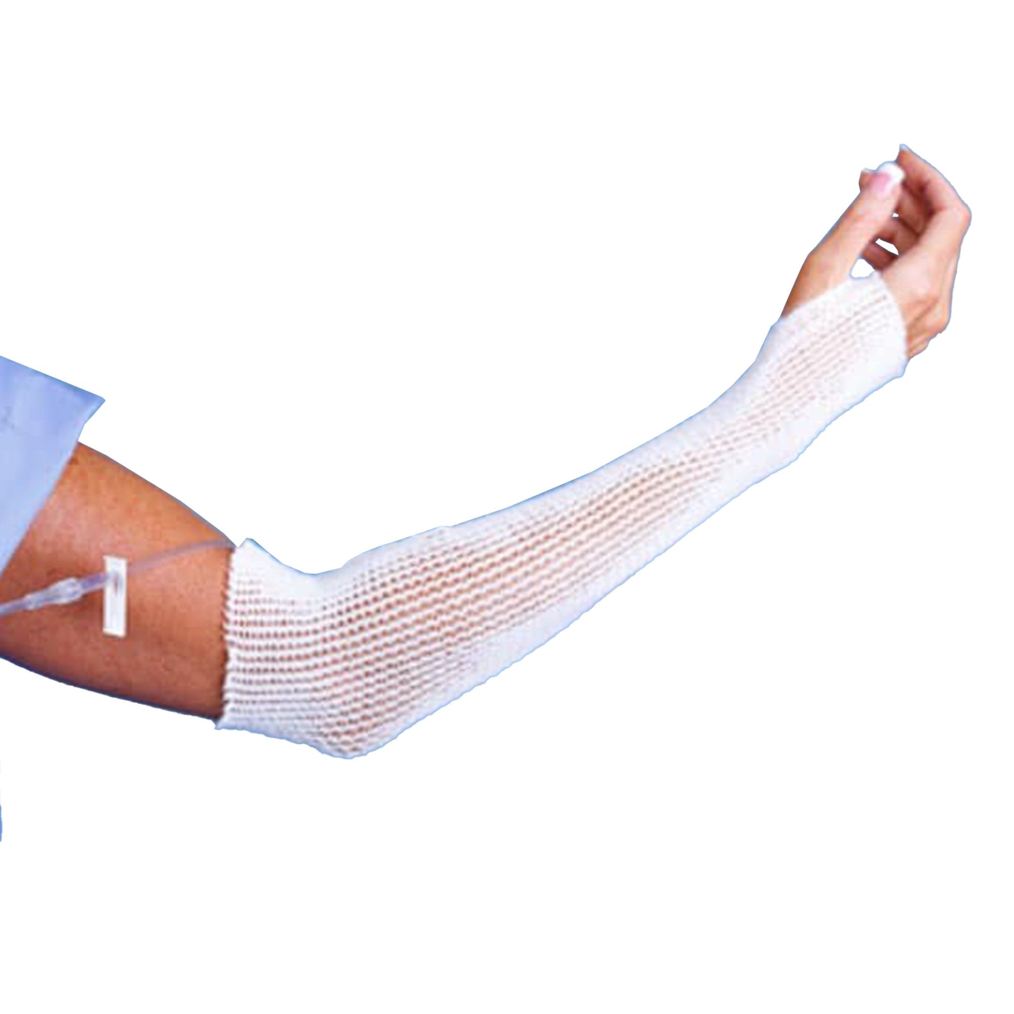 Medi-Tech International - Elastic Net Retainer Dressing MT Spandage™ Tubular Elastic 25 Yard Size 8 White Medium Chest / Back / Perineum / Axilla NonSterile [1/EA]