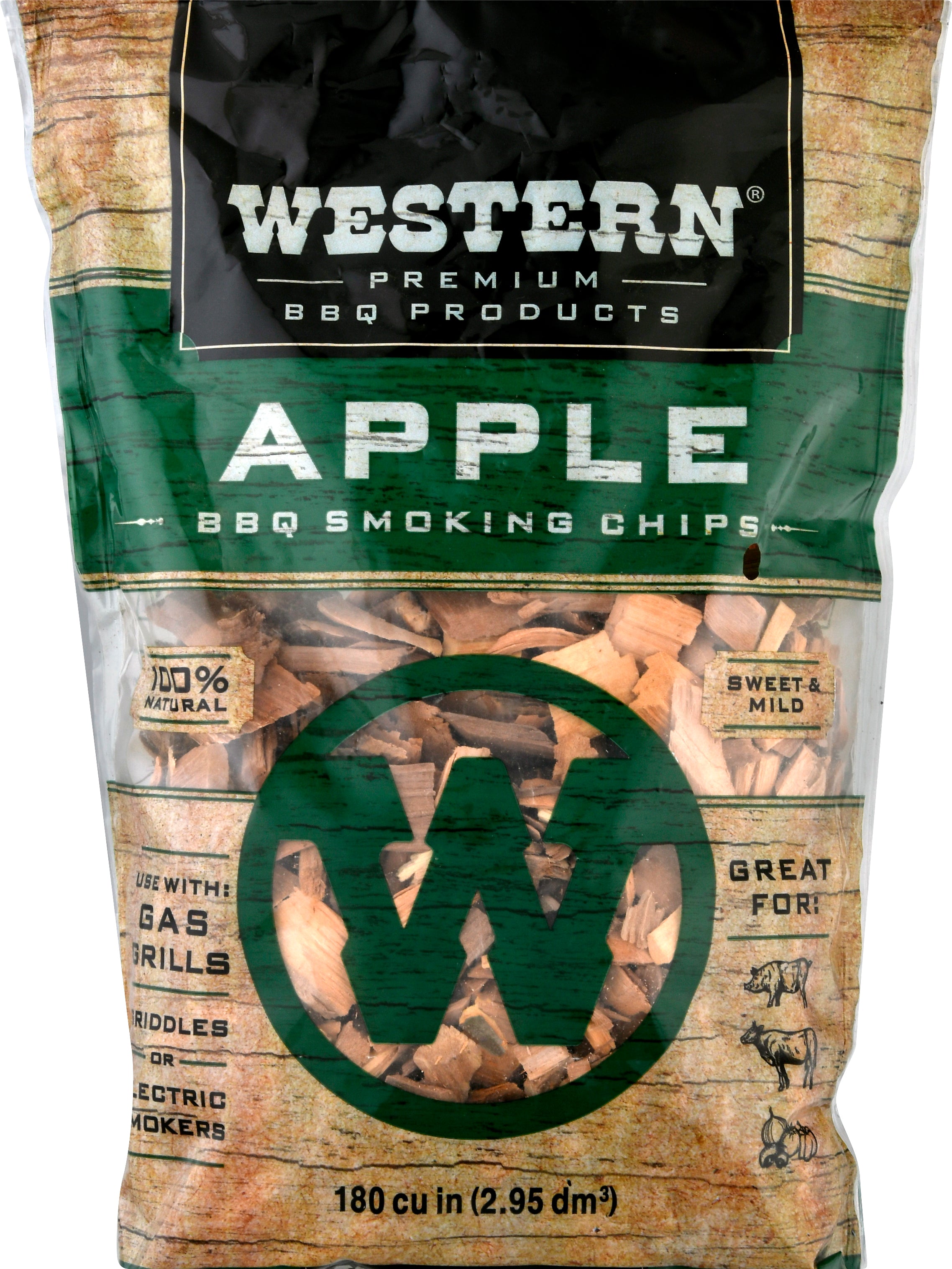 Western Apple BBQ Smoking Chips 1 ea - Case of 6