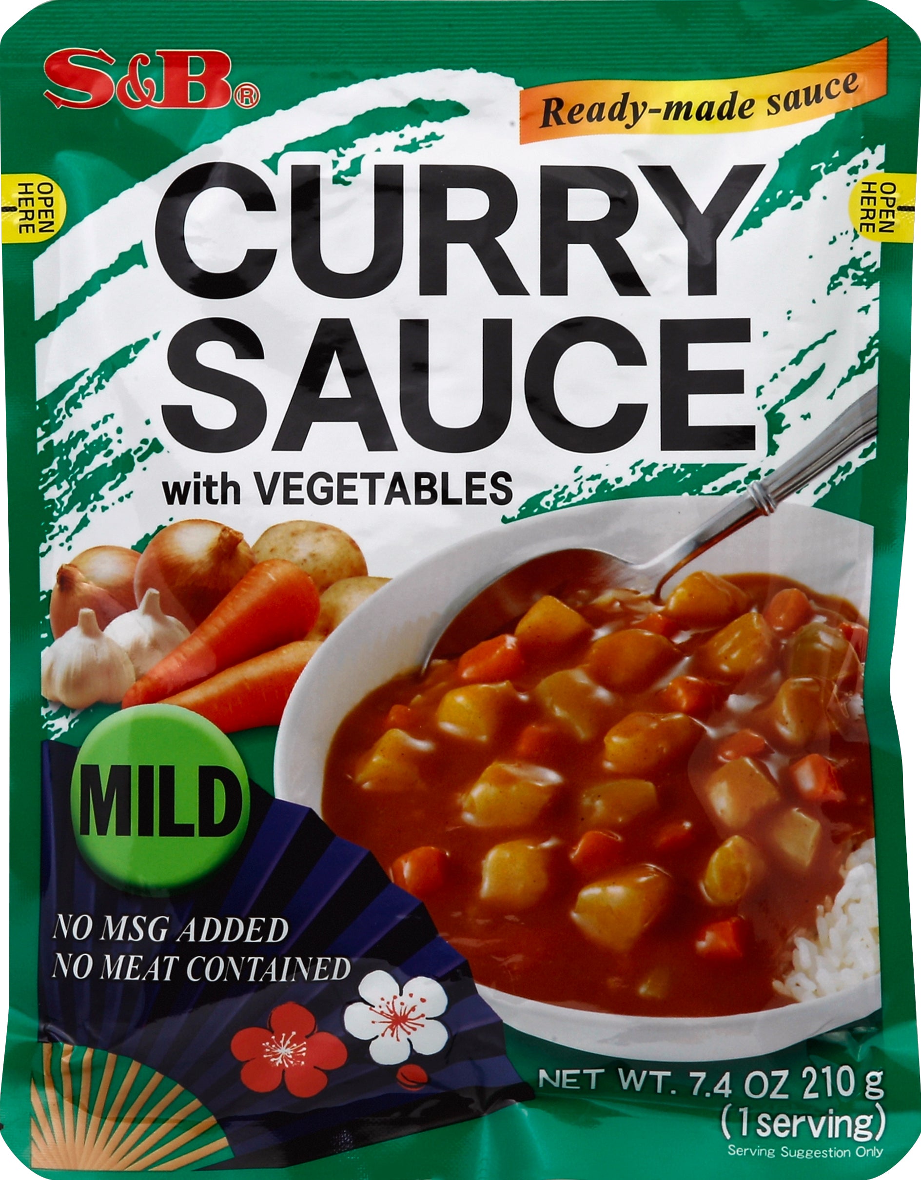 S&B Curry Sauce 7.4 oz - Case of 10