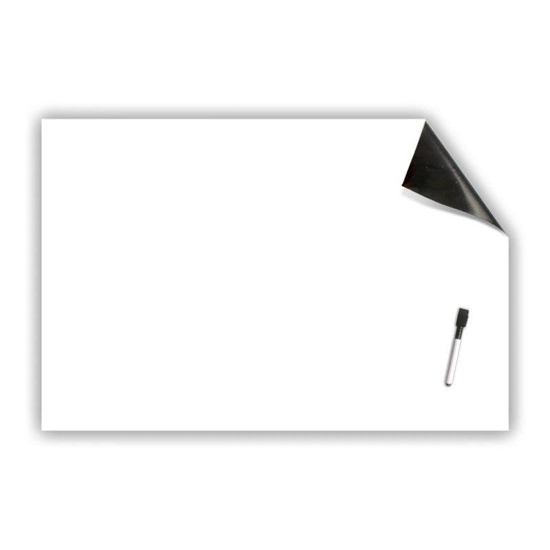 FLIPSIDE PRODUCTS - Repositionable Whiteboard Stickable with Dry Erase Marker, 24" x 36"