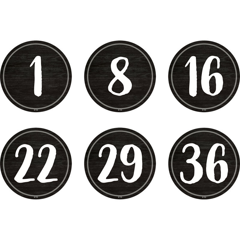 TEACHER CREATED RESOURCES - Spot On Floor Markers Modern Farmhouse Numbers 1-36, 4"