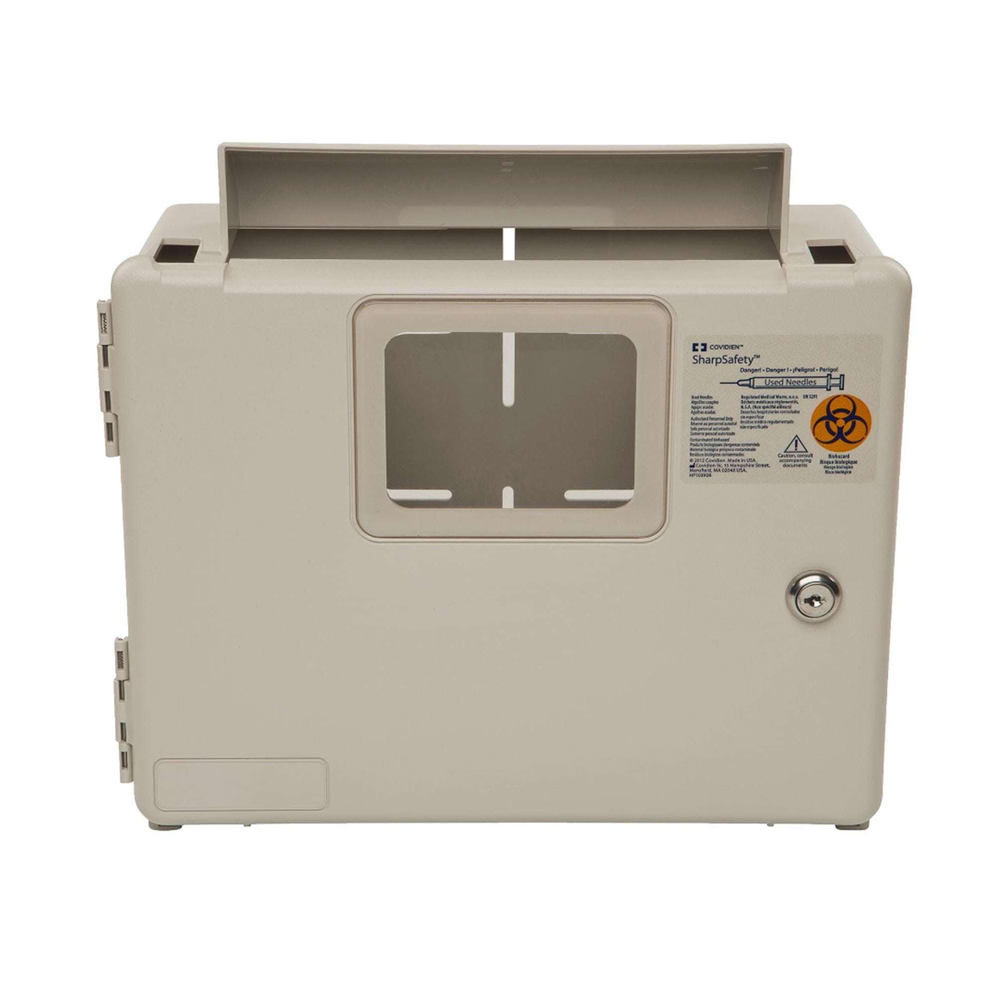 Cardinal - Sharps Container Cabinet / Wall Enclosure Monoject™ ABS Plastic Wall Mount Locking [1/CS]