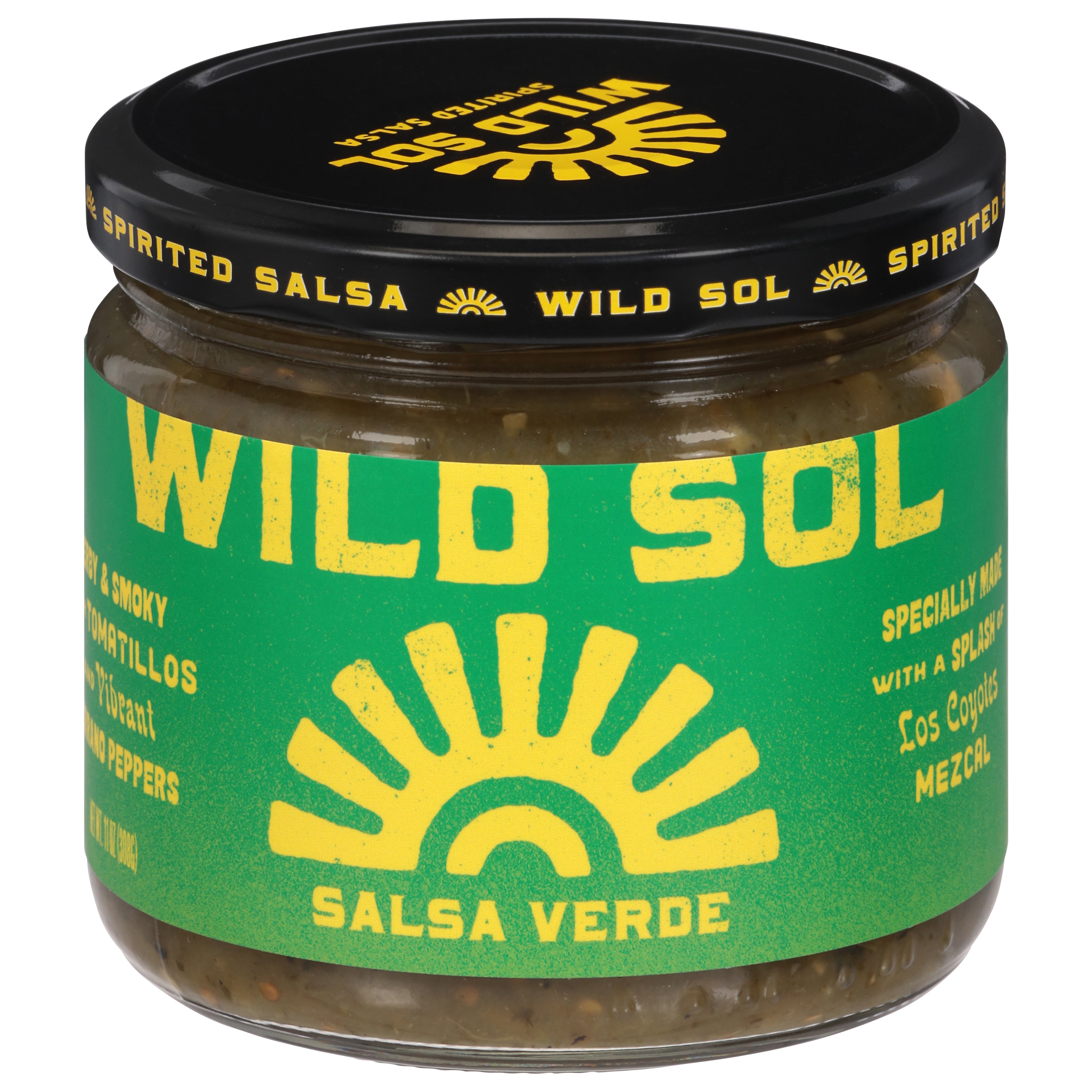 Wild Sol Salsa Verde 11 oz - Case of 6