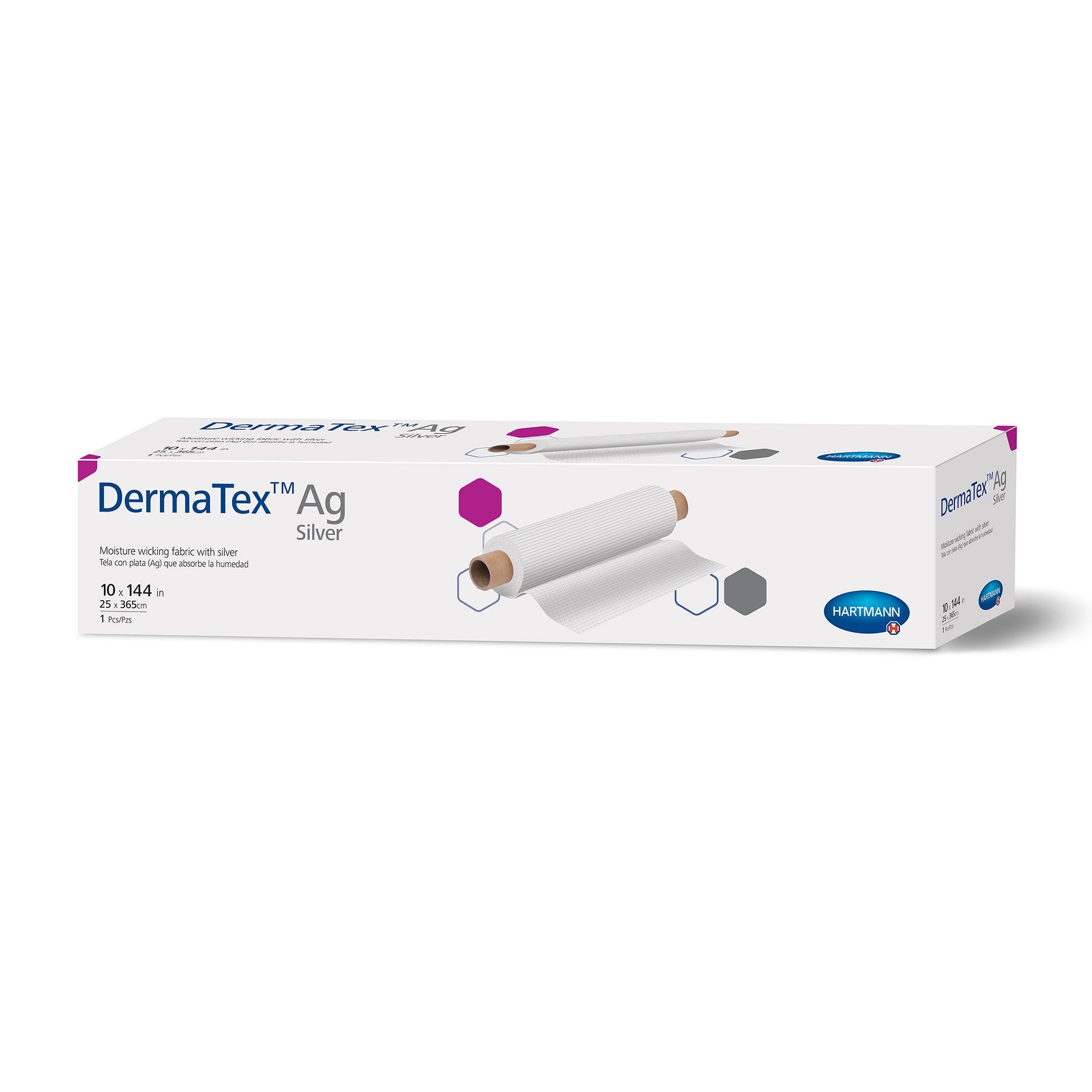 Hartmann - Silver Moisture Wicking Fabric DermaTex™ Ag 10 X 144 Inch Roll Sterile [1/BX]