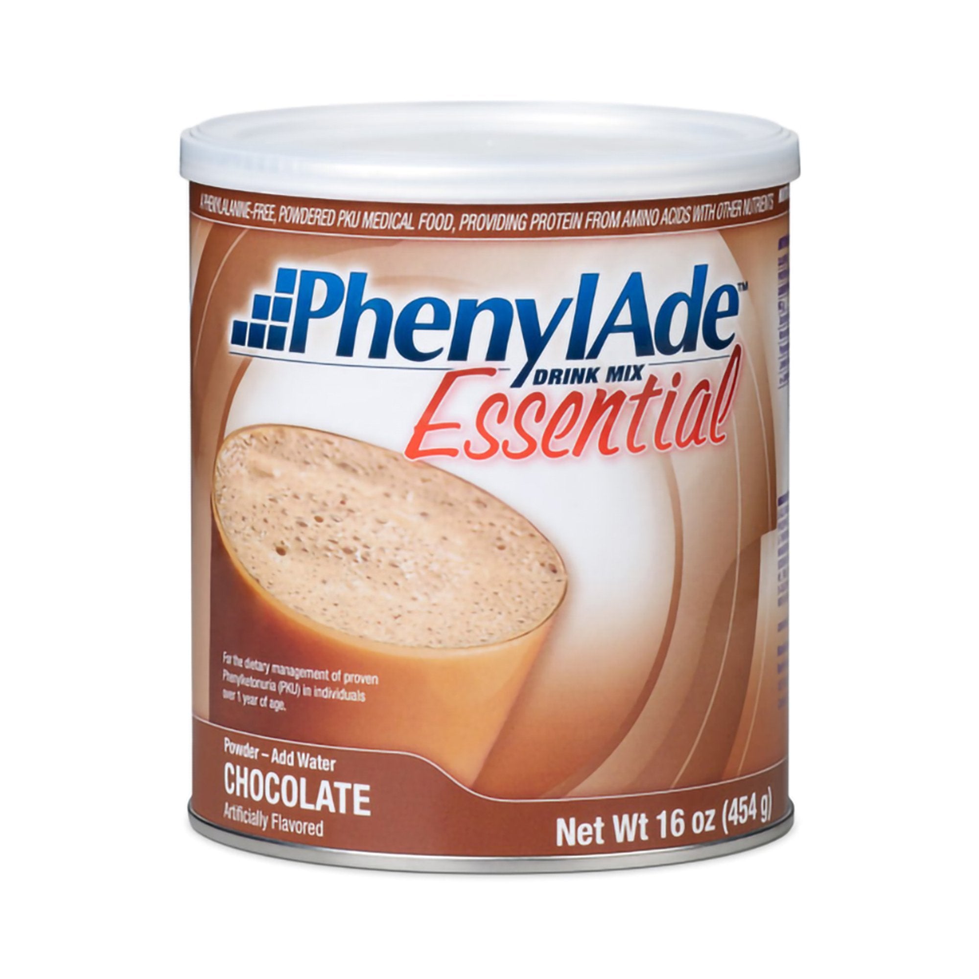 Nutricia North America - Oral Supplement PhenylAde® Essential Chocolate Flavor Powder 16 oz. Can [4/CS]