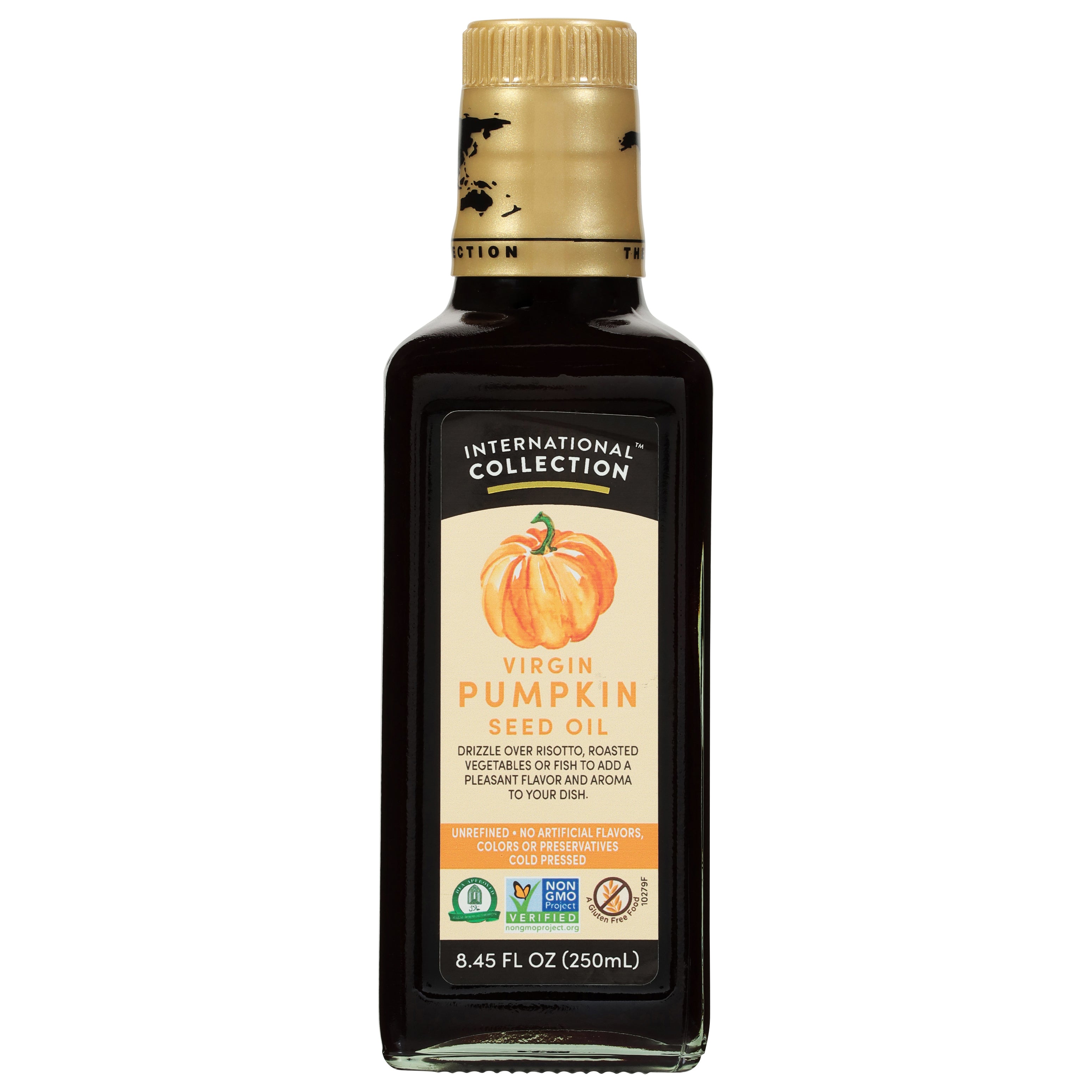 International Collection Virgin Pumpkin Seed Oil 8.45 fl oz - Case of 6