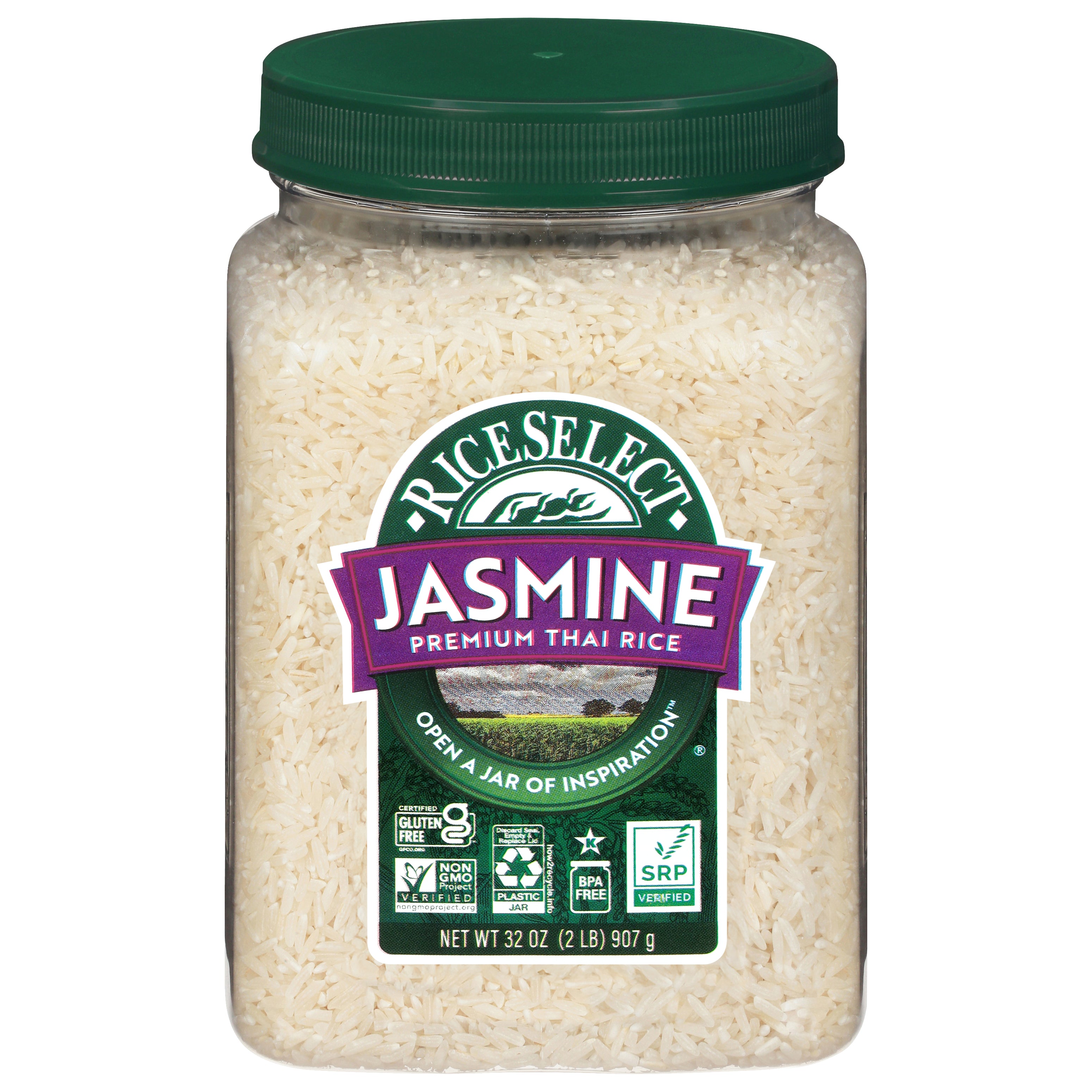 RiceSelect Premium Thai Jasmine Rice 32 oz - Case of 4