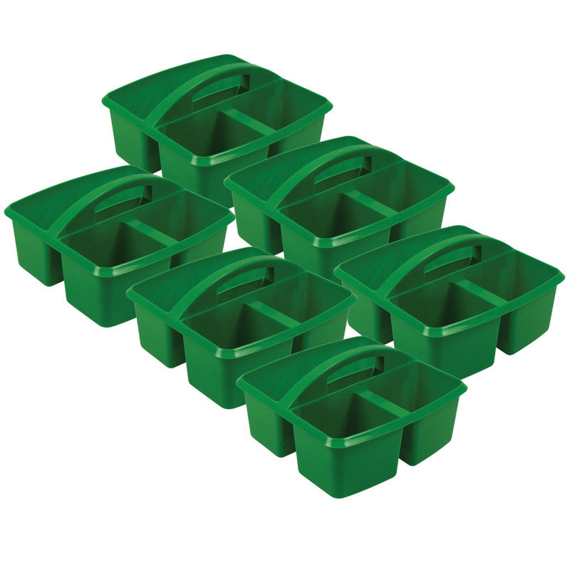 ROMANOFF - Small Utility Caddy, Green, Pack of 6