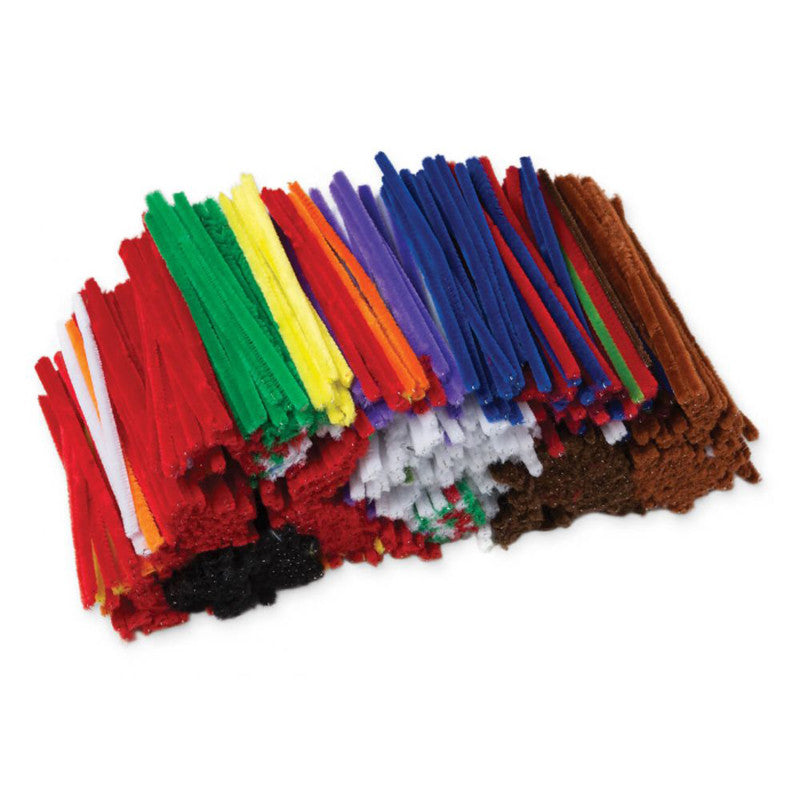 CREATIVITY STREET - Jumbo Stems Classroom Pack, Assorted Colors, 6" x 6 mm, 1000 Pieces