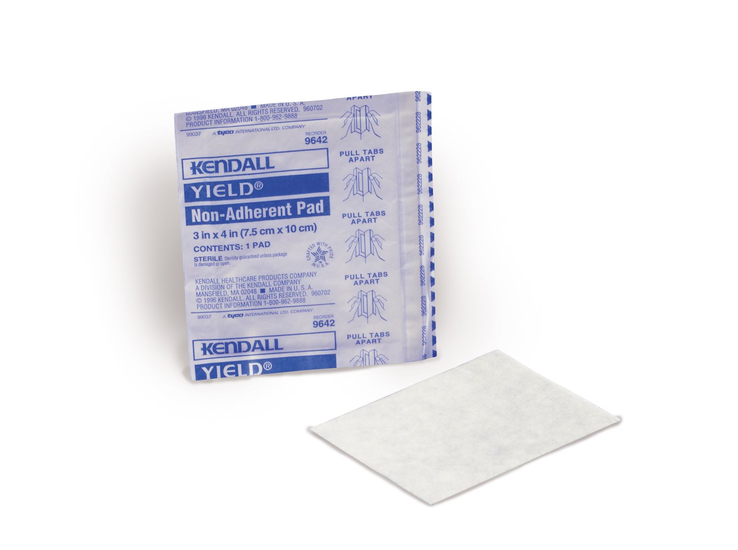 Cardinal - Non-Adherent Dressing Dermacea™ 3 X 4 Inch Sterile 1 per Pack [2400/CS]