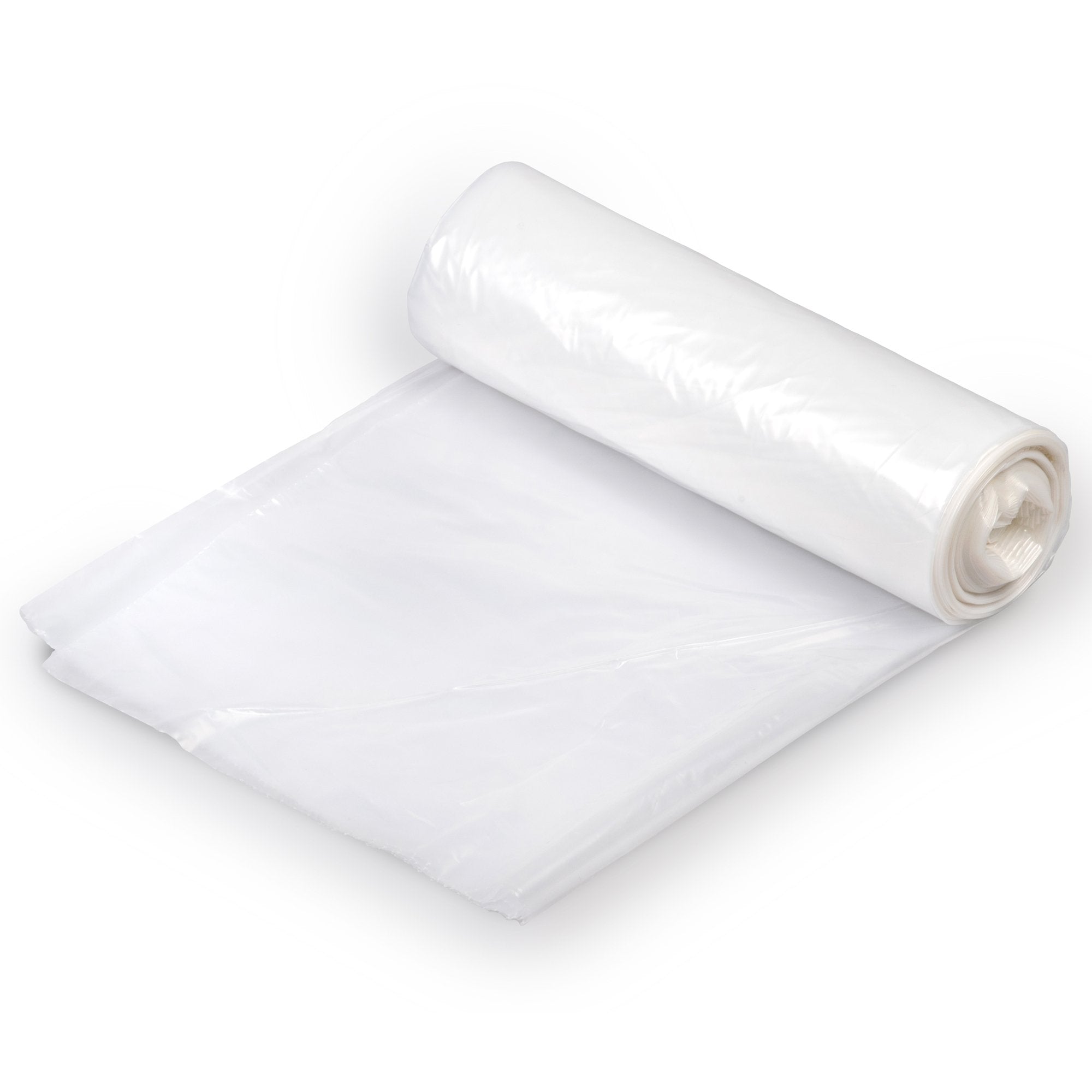 Colonial Bag Corp - Trash Bag Colonial Bag 10 gal. Clear LLDPE 0.60 mil 23 X 24 Inch X-Seal Bottom Coreless Roll [500/CS]