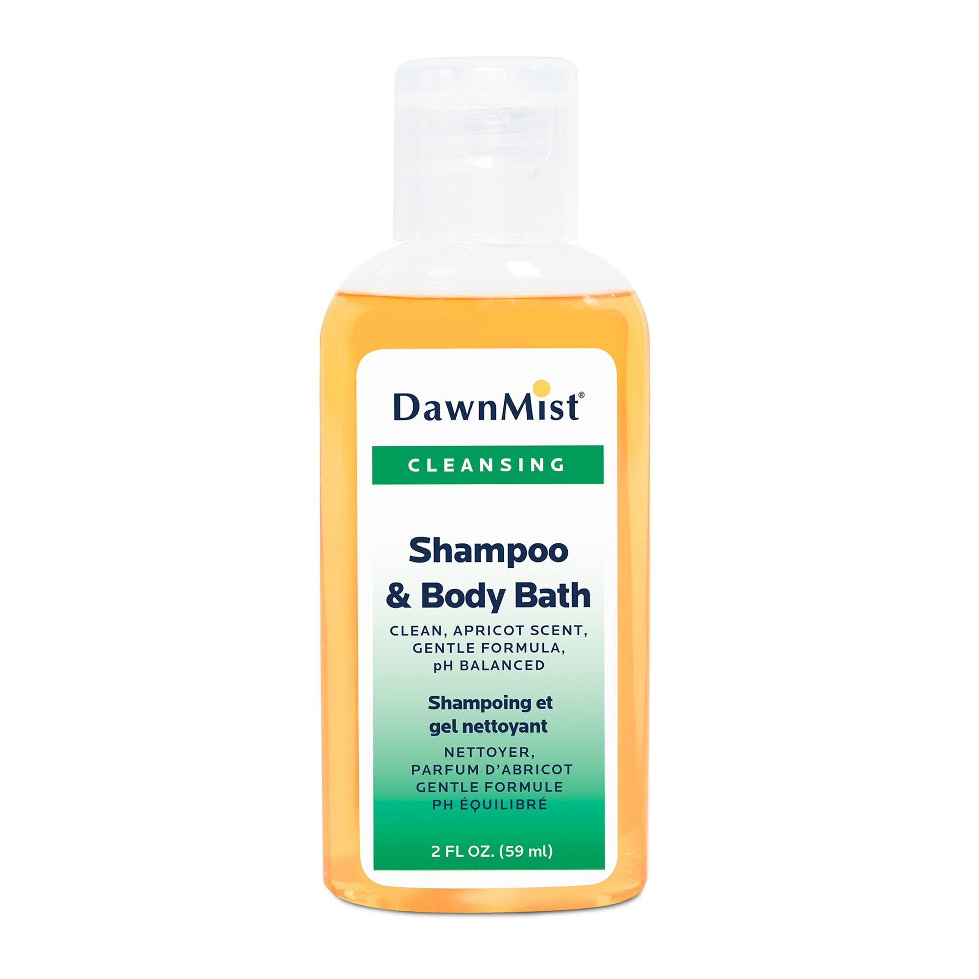 Donovan Industries - Shampoo and Body Wash DawnMist® 2 oz. Flip Top Bottle Apricot Scent [144/CS]