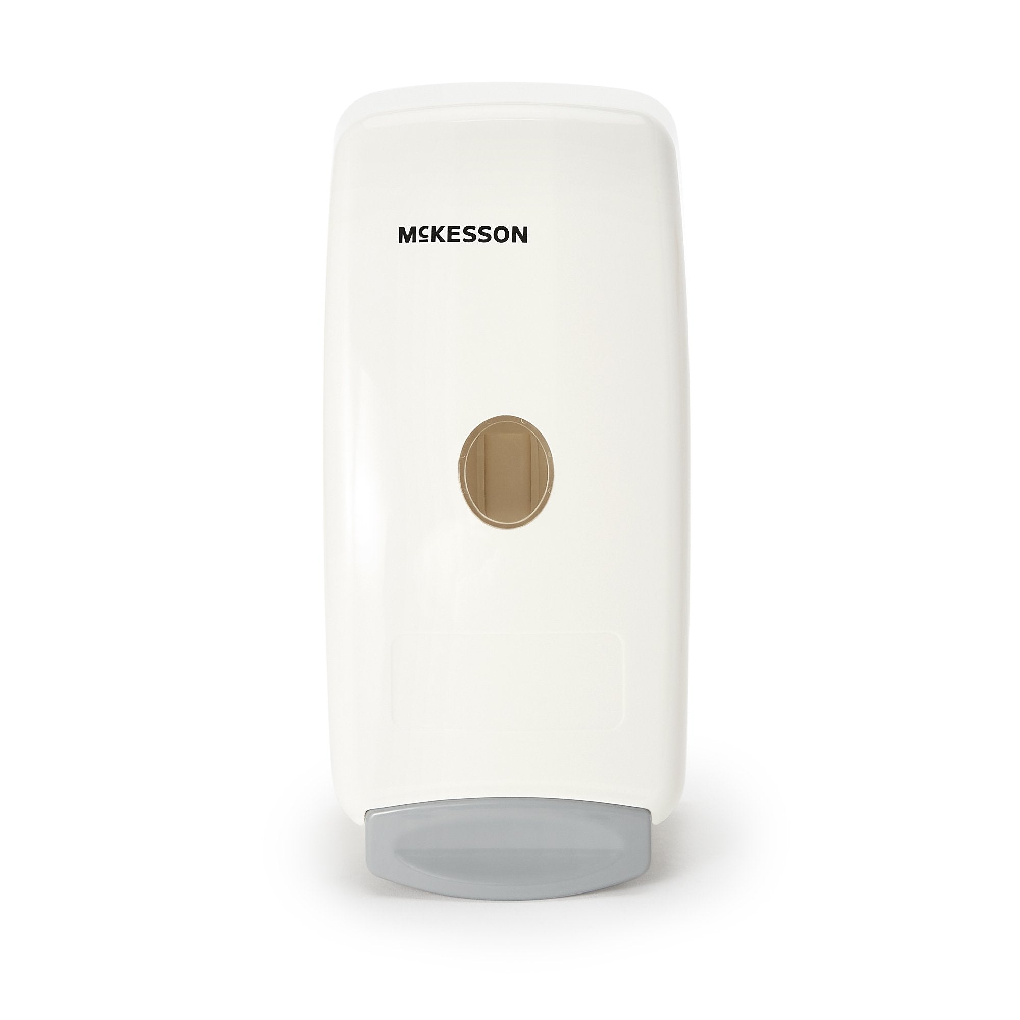 McKesson Brand - Hand Hygiene Dispenser McKesson White Plastic Manual Push 1000 mL Wall Mount [12/CS]