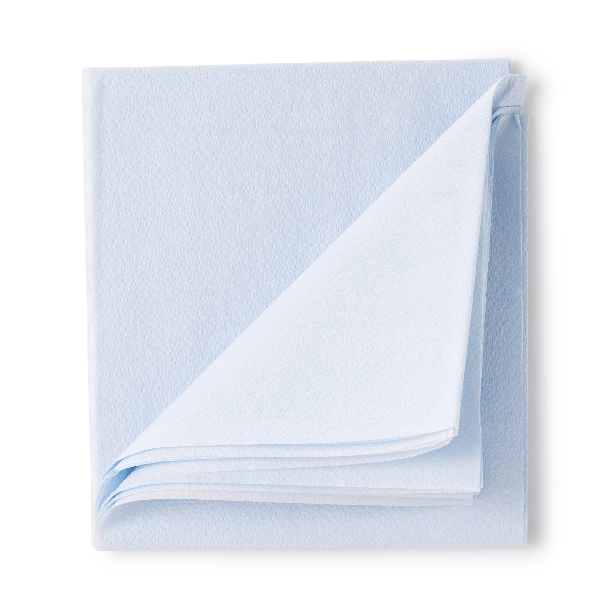 McKesson Brand - Stretcher Sheet McKesson Flat Sheet 40 W X 90 L Inch Blue Cellulose Tissue 50% / Polyethylene Film 50% Disposable [50/CS] (222919_CS)