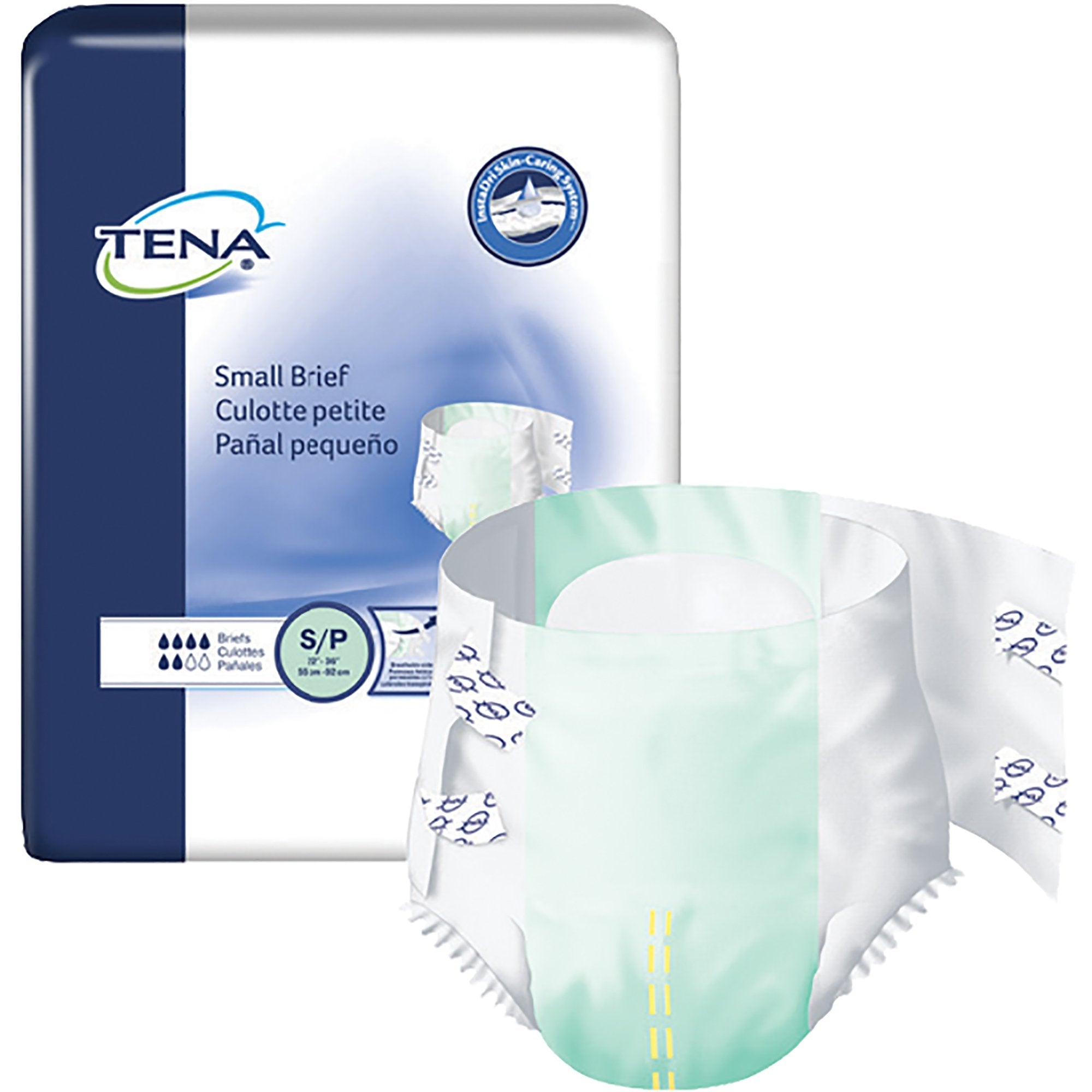 Essity HMS North America Inc - Unisex Adult Incontinence Brief TENA® Small Brief Small Disposable Moderate Absorbency [96/CS]