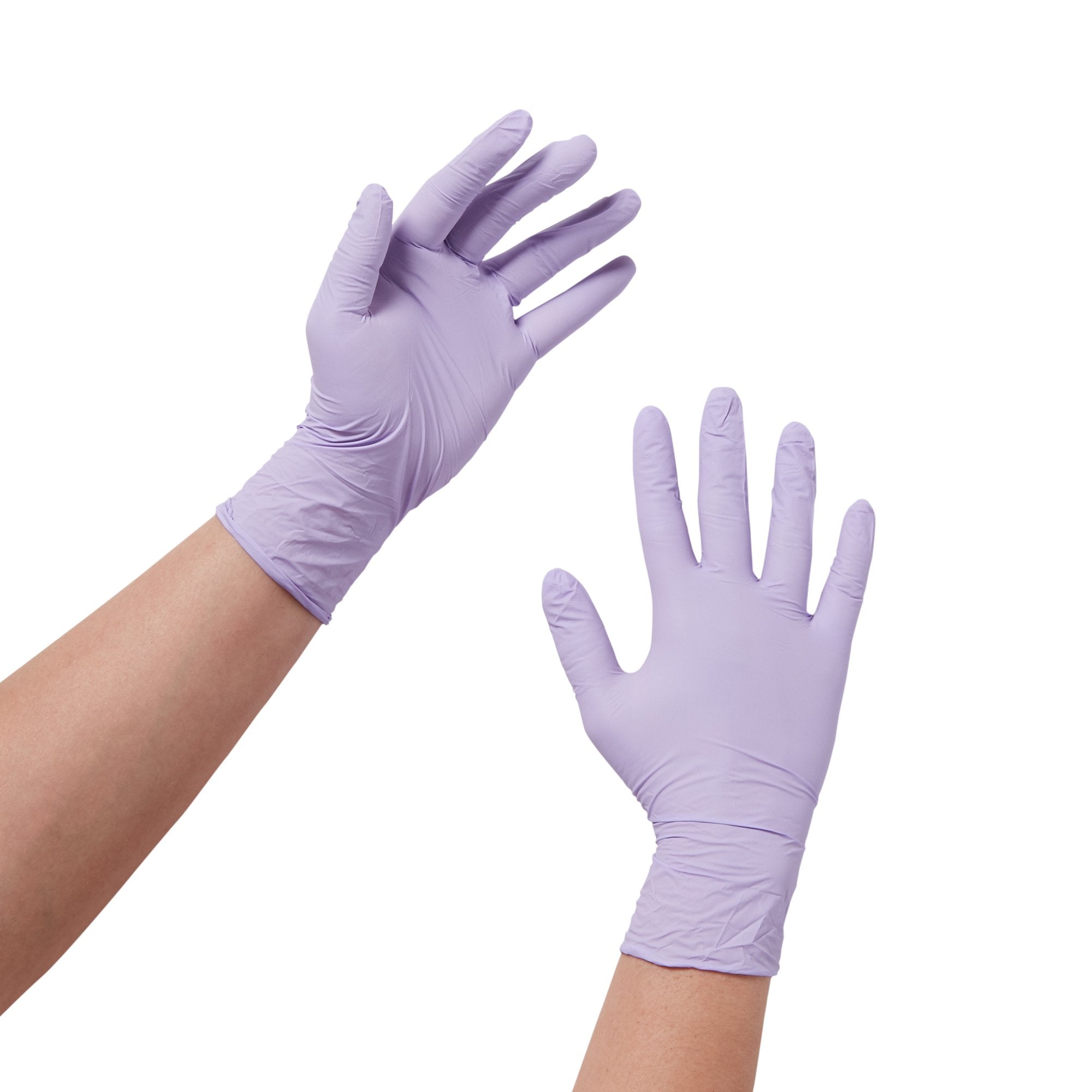 O&M Halyard Inc - Exam Glove Halyard™ Lavender™ X-Small NonSterile Nitrile Standard Cuff Length Textured Fingertips Lavender Not Rated [2500/CS]