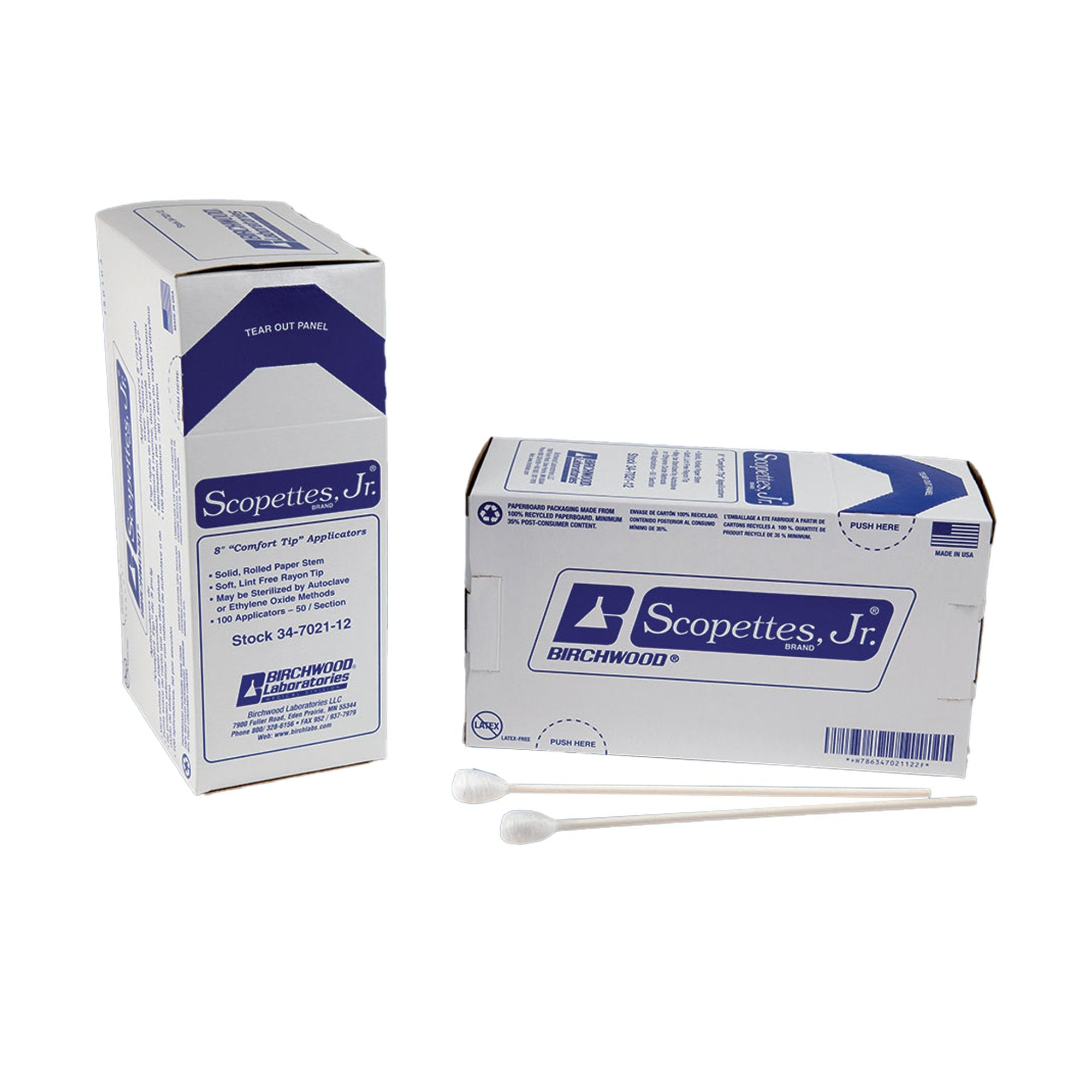 Birchwood Laboratories - Scopettes® OB/GYN Swab 8 Inch Length Sterile [50/CS]