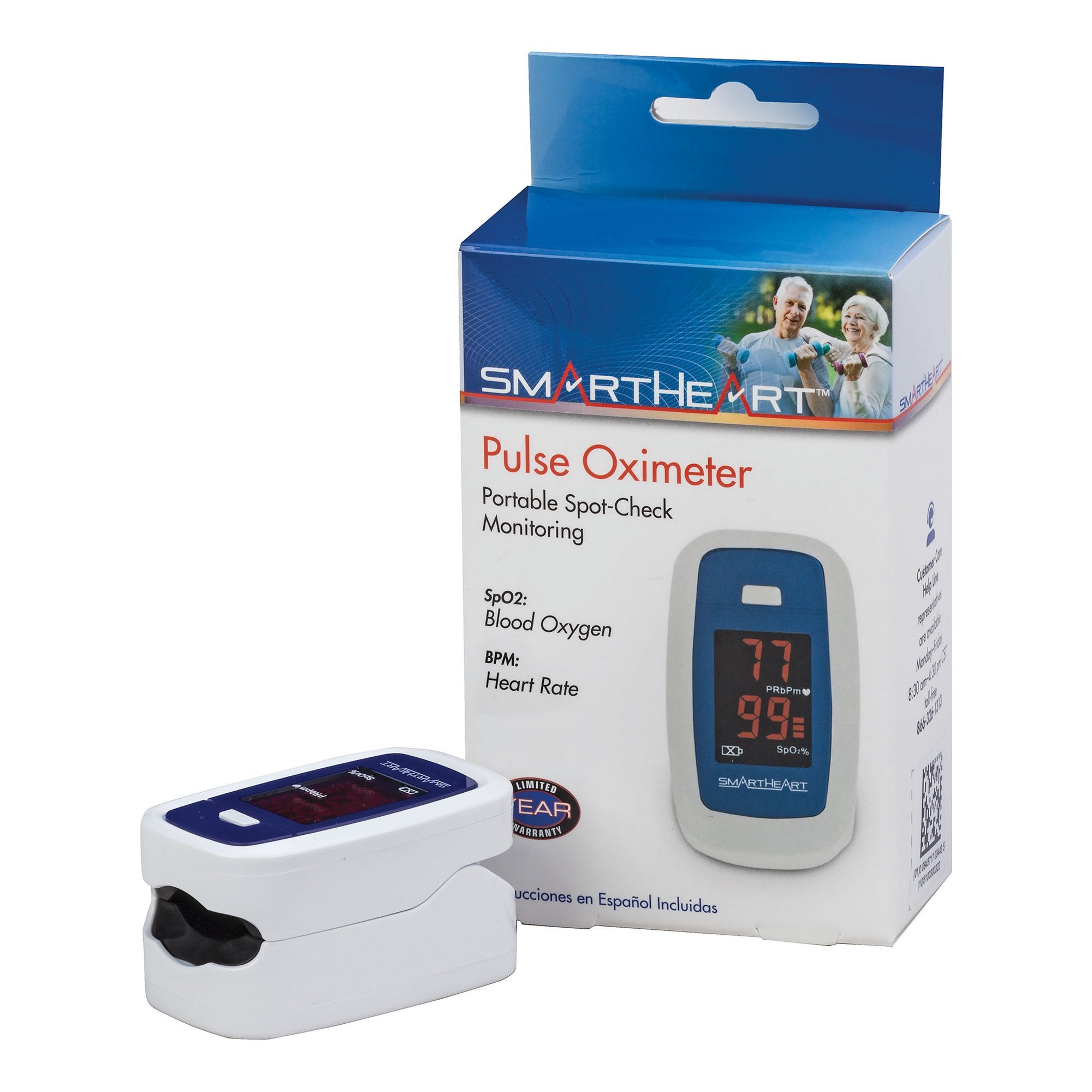 Veridian Healthcare LLC - Fingertip Pulse Oximeter SmartHeart™ Adult [48/CS]