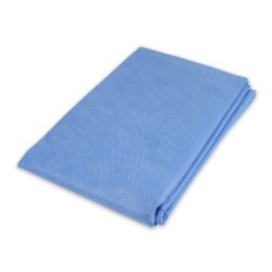 Dynarex - Burn Sheet Dynarex Flat Sheet 60 W X 90 L Inch Blue Disposable [12/CS]