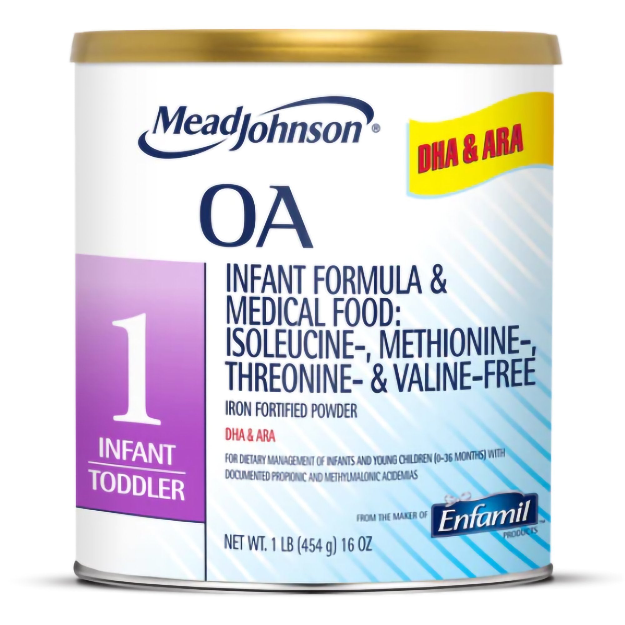 Mead Johnson - Pediatric Oral Supplement Nutramigen™ with Enflora LGG® Unflavored 1 lb. Can Powder Iron Organic Acidemias [6/CS]