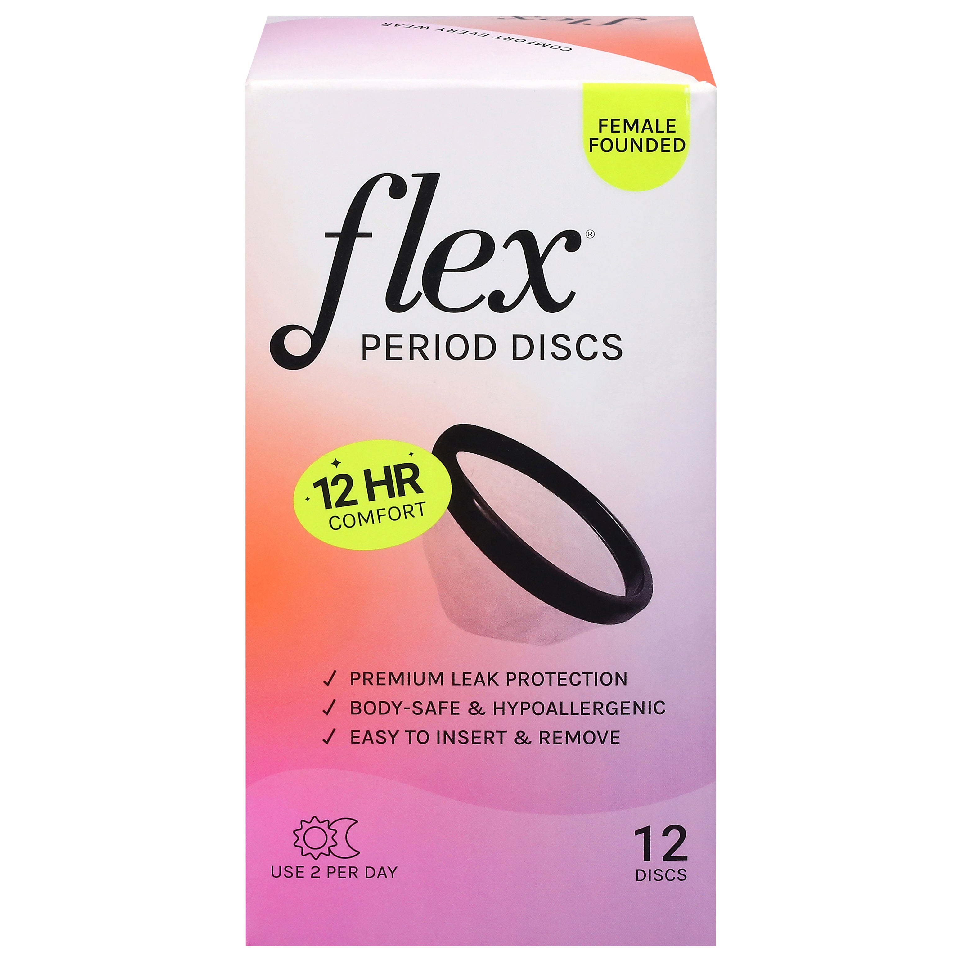Flex Period Discs 12 Each - Case of 1