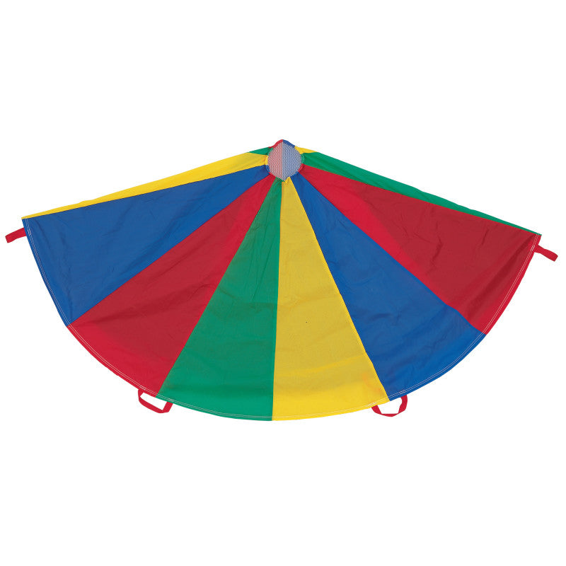 CHAMPION SPORTS - Multi-Colored Parachute, 12' Diameter, 12 Handles