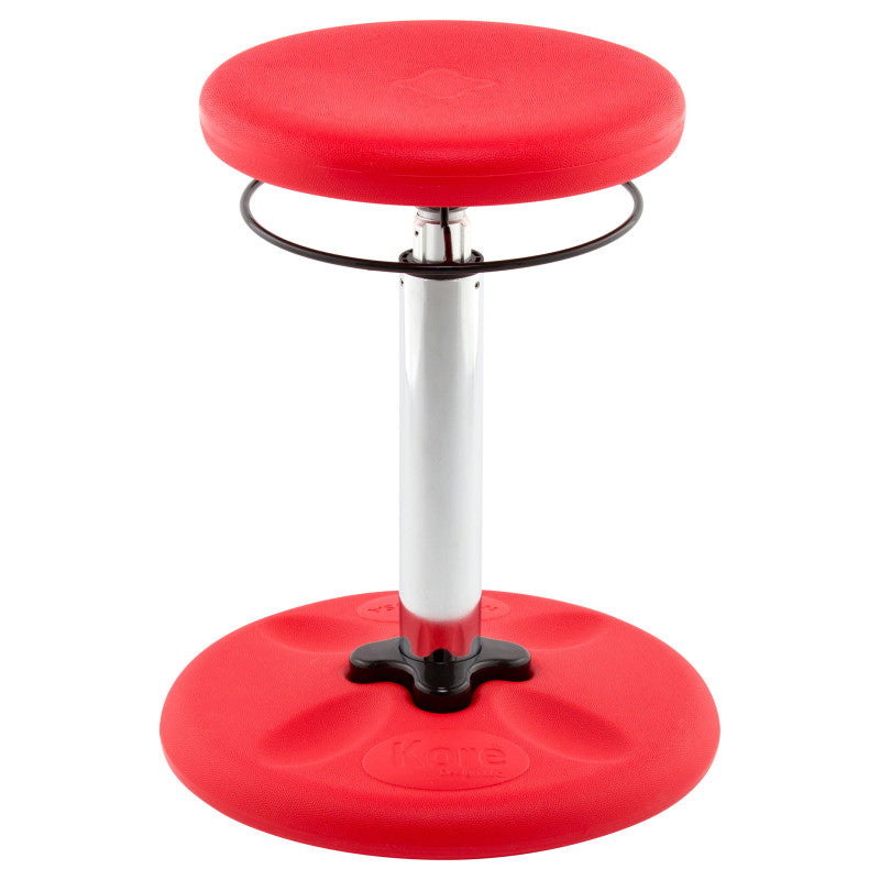 KORE DESIGN - Kids Adjustable Tall Wobble Chair 16.5-24" Red