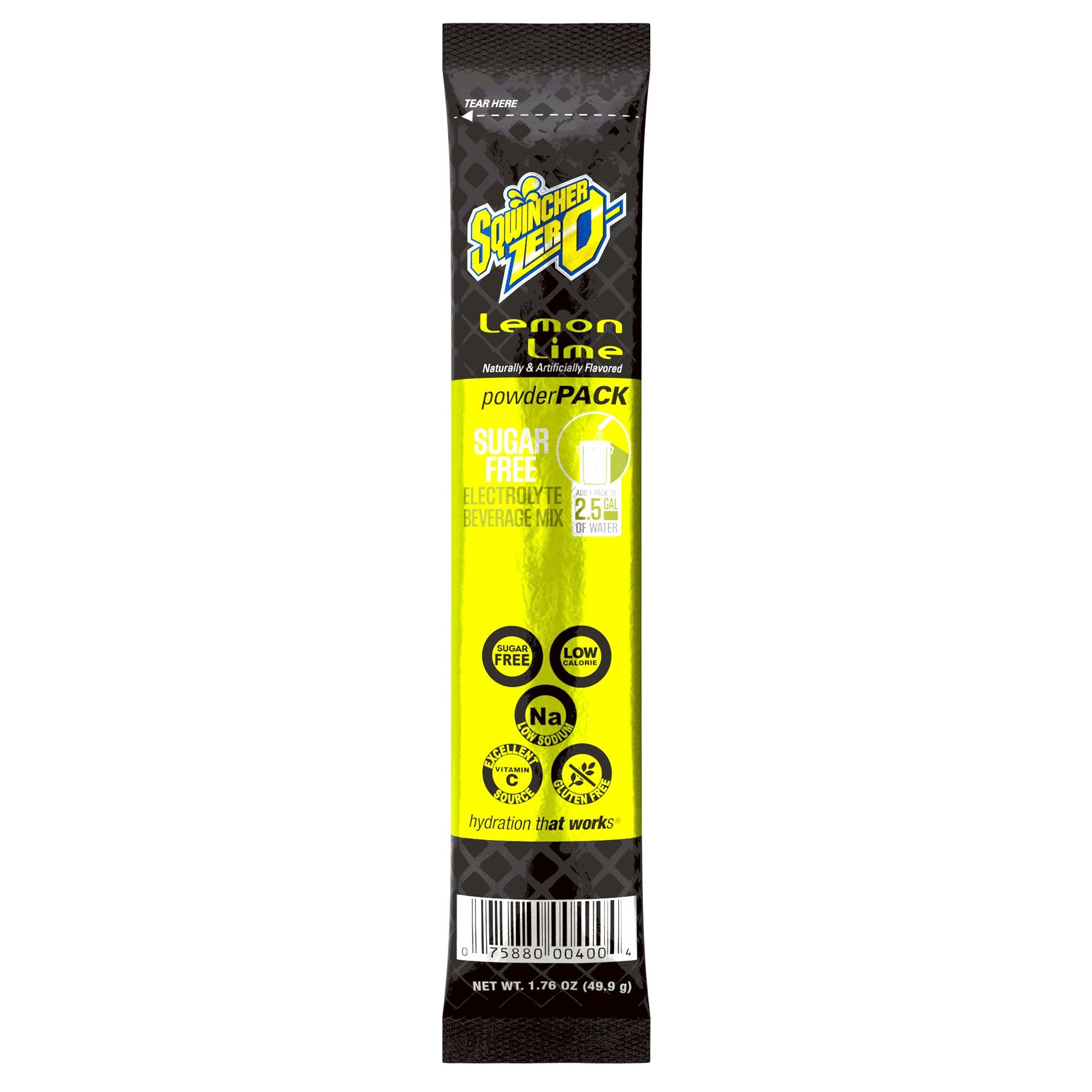Kent Precision Foods - Oral Electrolyte Solution Sqwincher® Zero Lemon-Lime Flavor 1.76 oz. Electrolyte [32/CS]