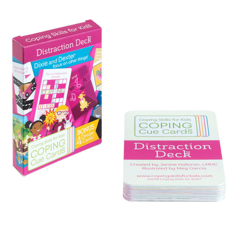 COPING SKILLS FOR KIDS - Coping Cue Cards™ Distraction Deck™