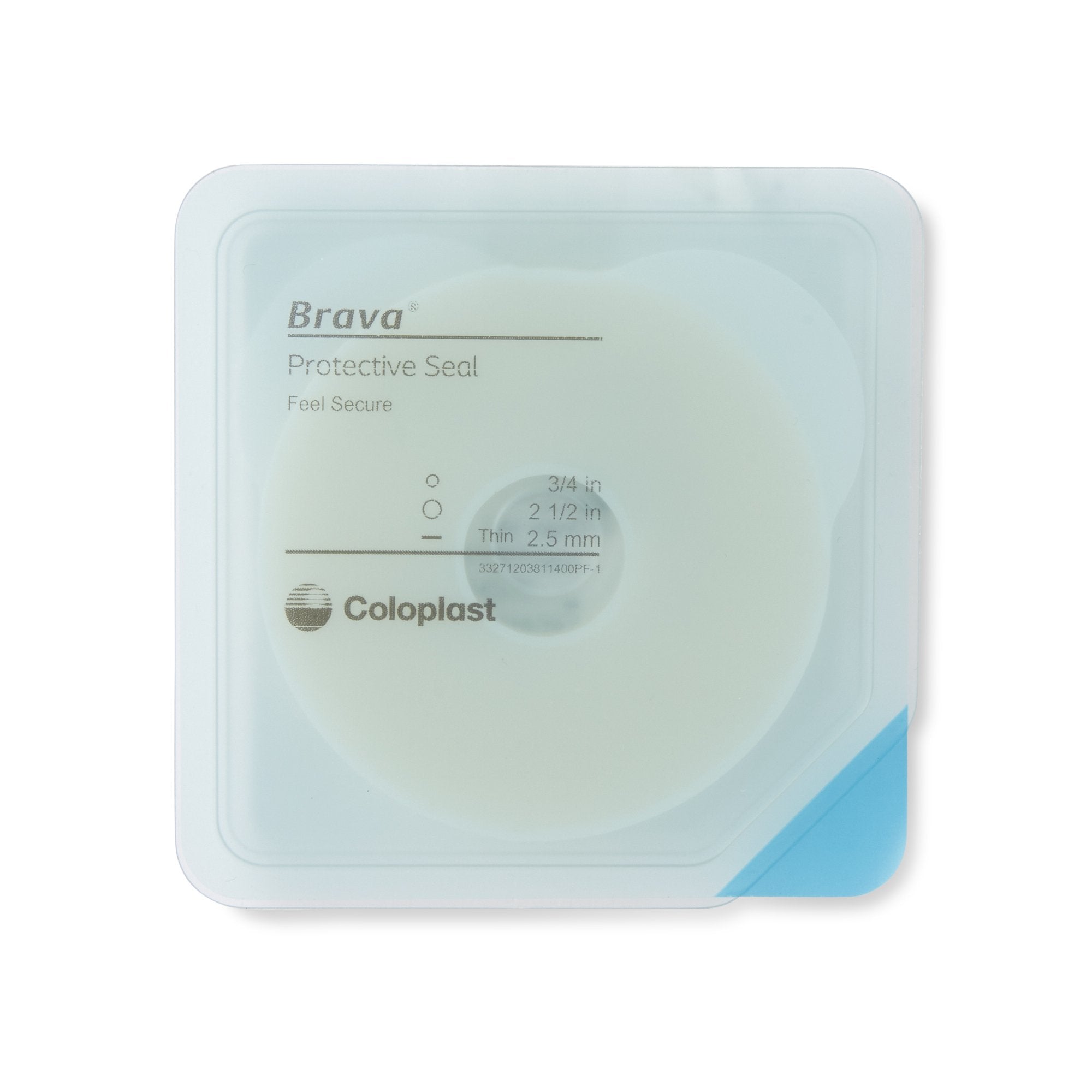 Coloplast - Ostomy Seal Brava® Thin 3/4 Inch (18mm) Stoma 2-1/2 Inch (64mm) [10/BX]