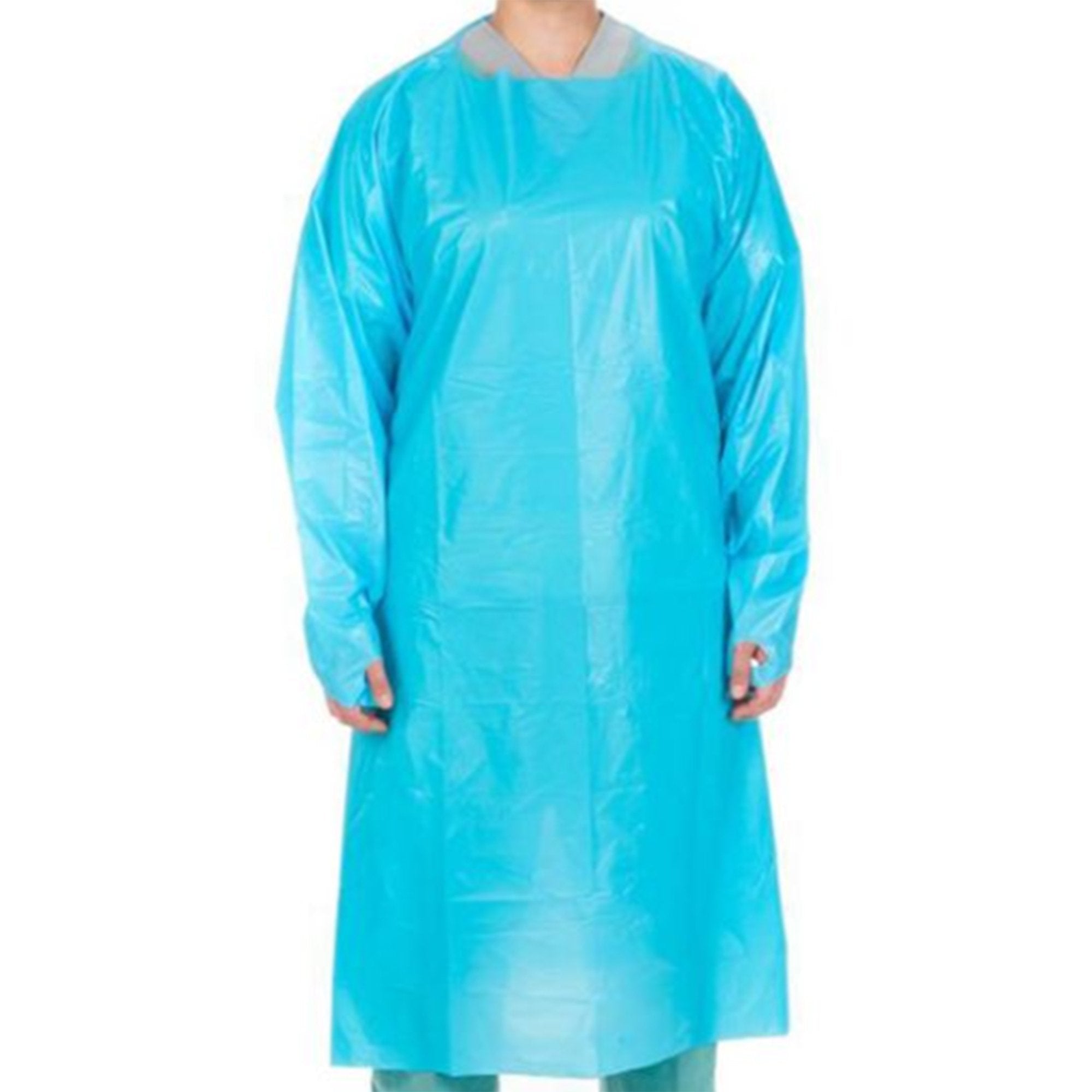 Cardinal - Protective Procedure Gown Cardinal Health™ One Size Fits Most Blue NonSterile Not Rated Disposable [75/CS]