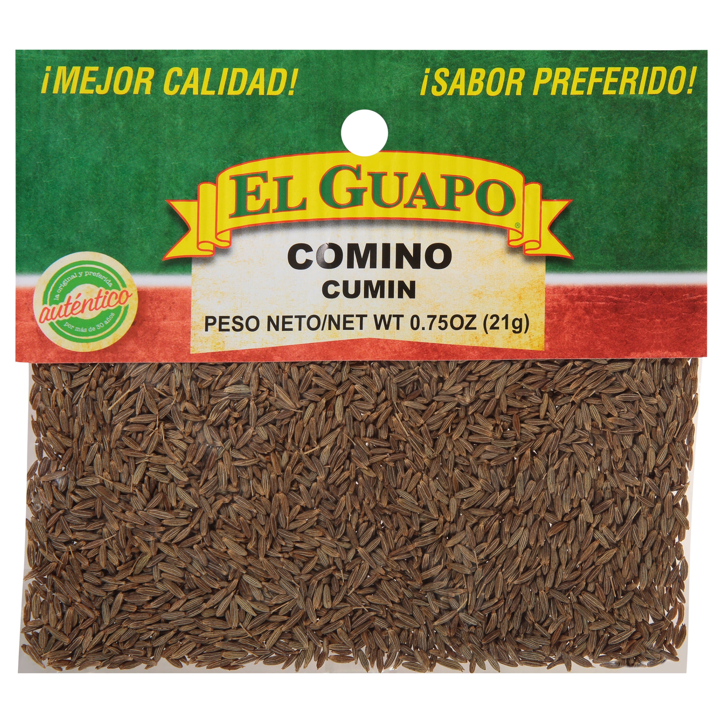 El Guapo Whole Cumin, 0.75 oz - Case of 18