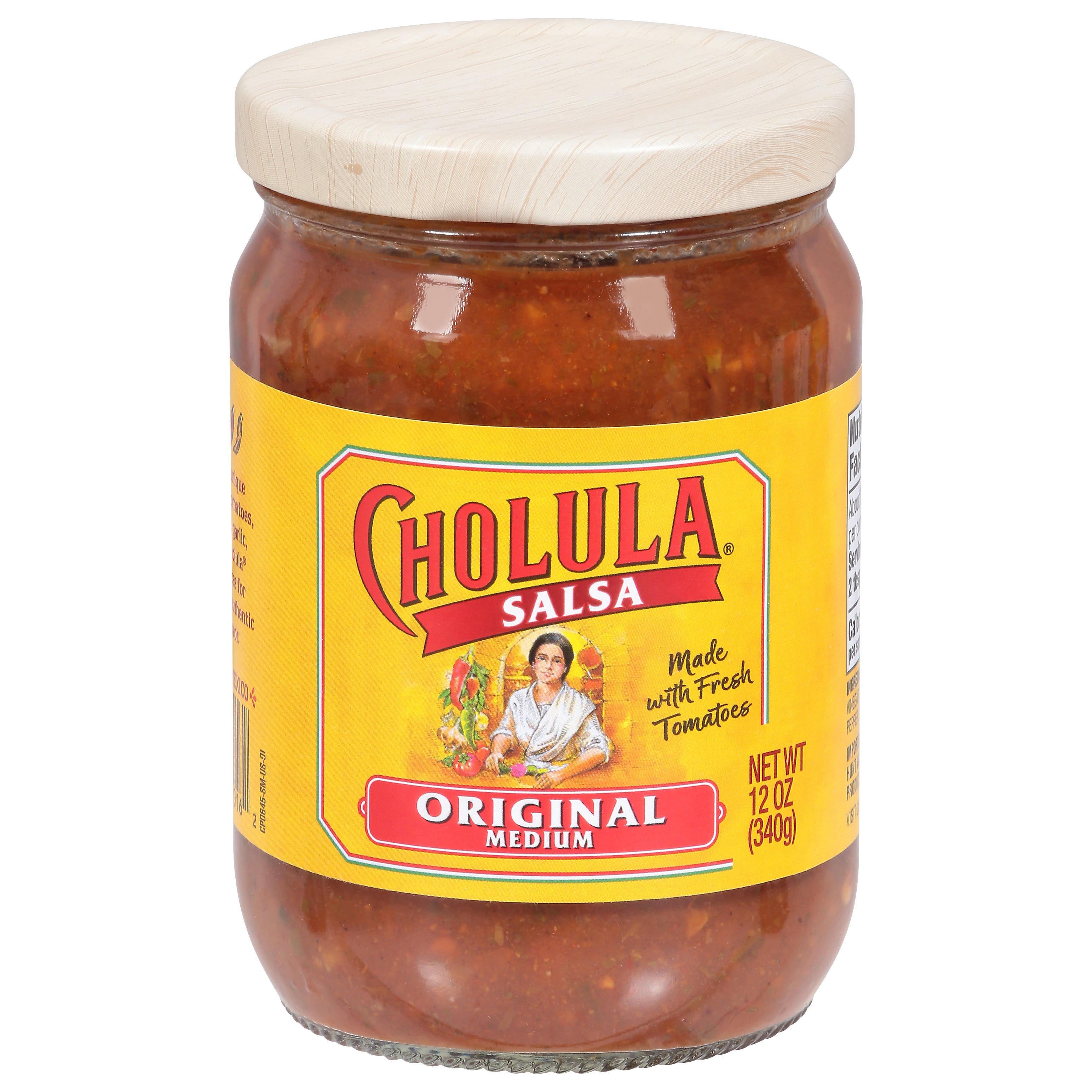 Cholula Medium Original Salsa 12 oz - Case of 6