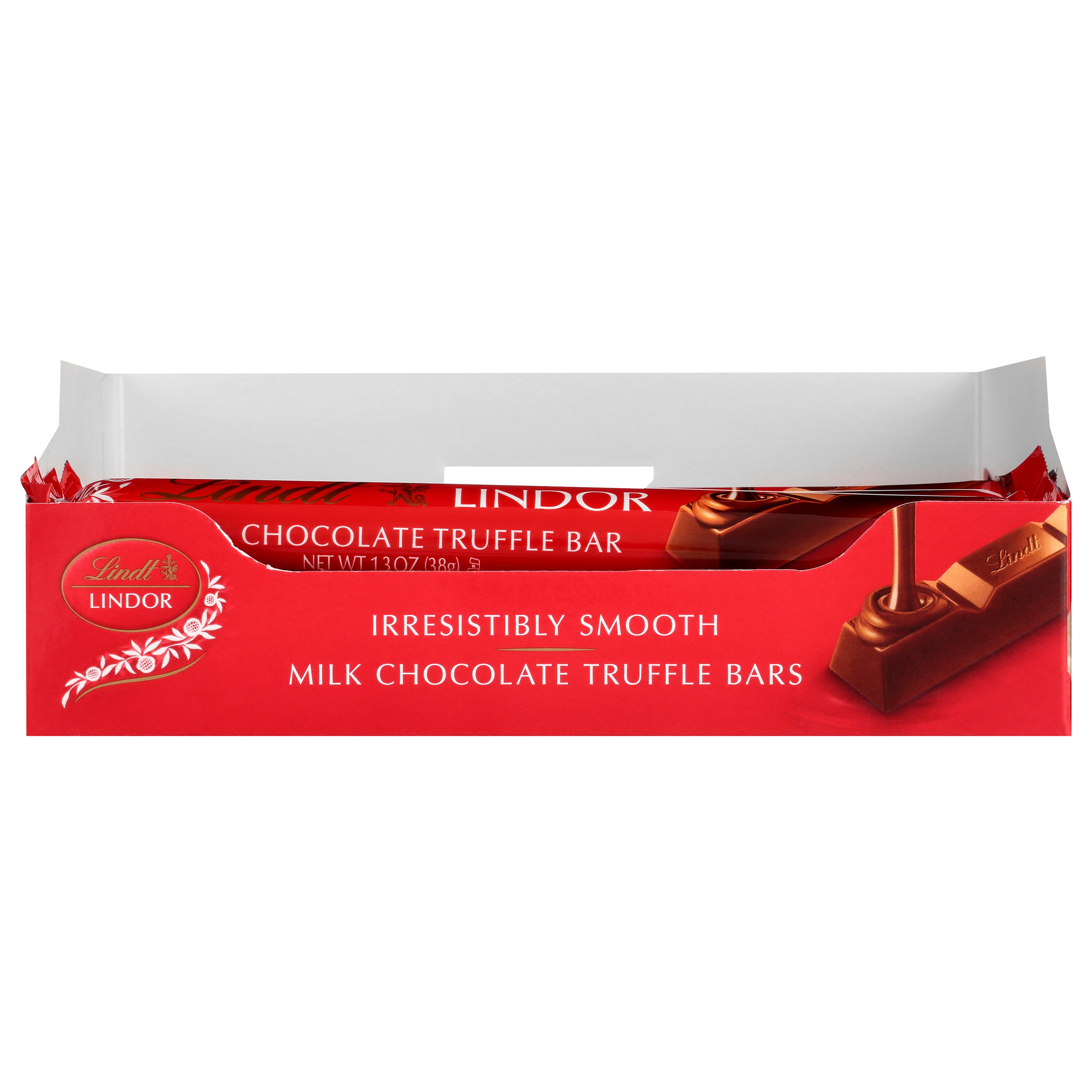 Lindt Lindor Milk Chocolate Truffle Bars 1 ea - Case of 24