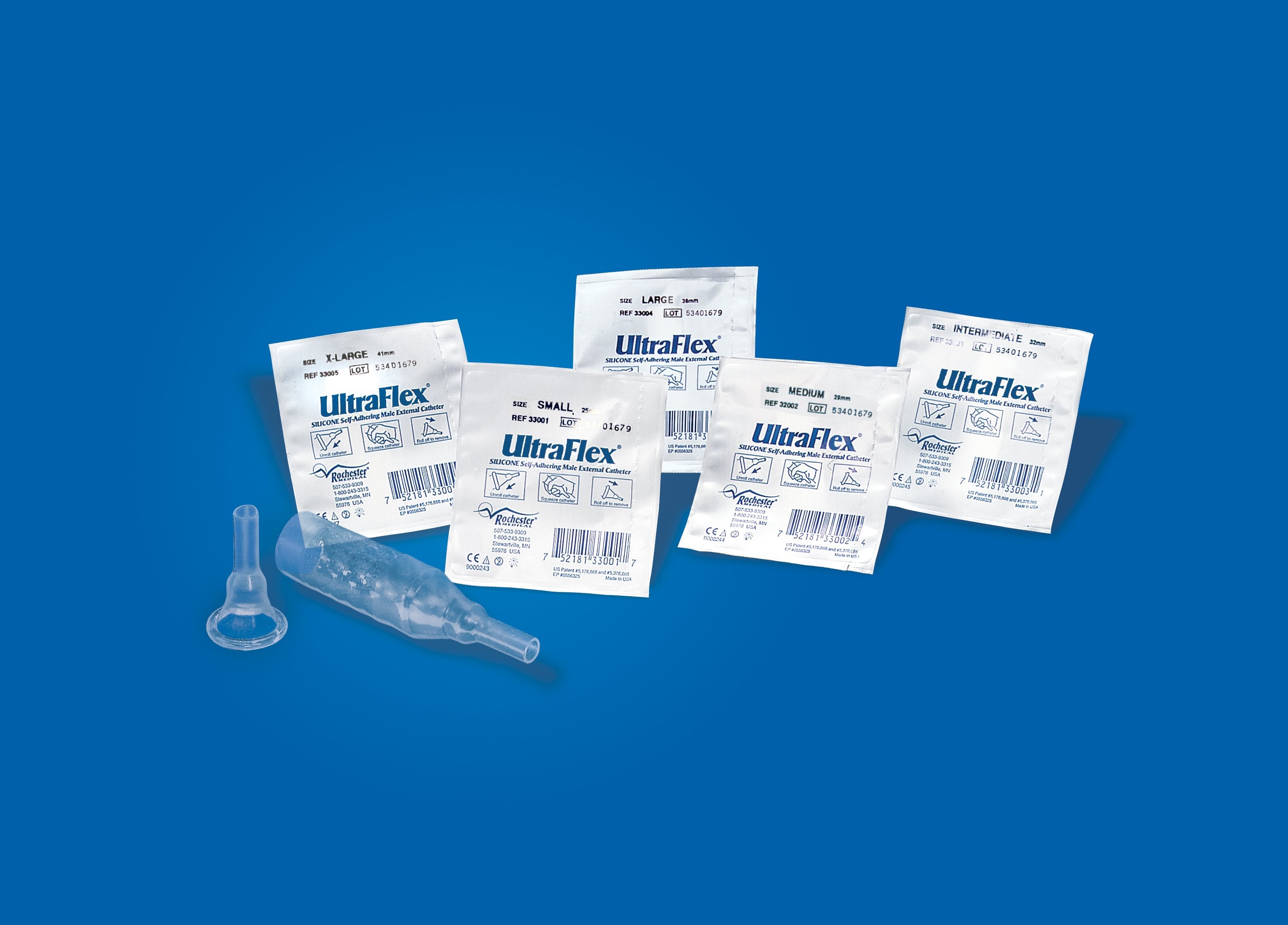 Bard - Male External Catheter UltraFlex® Silicone Large [100/BX]