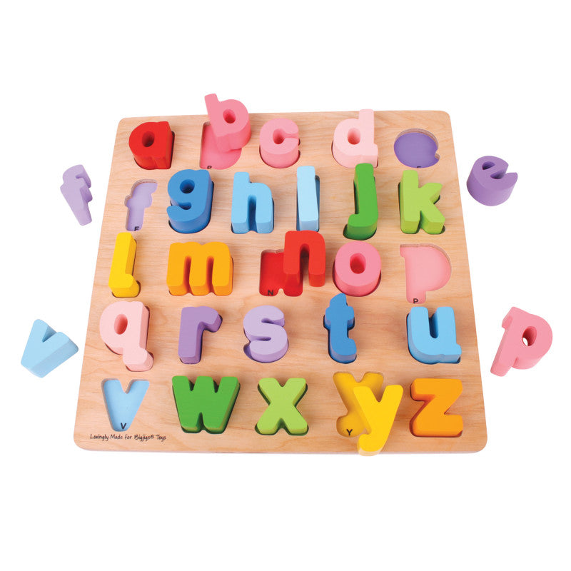 BIGJIGS TOYS - Chunky Alphabet Puzzle - Lowercase