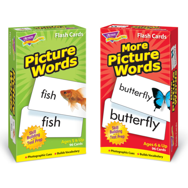 TREND - Picture Words Skill Drill Flash Cards Assortment