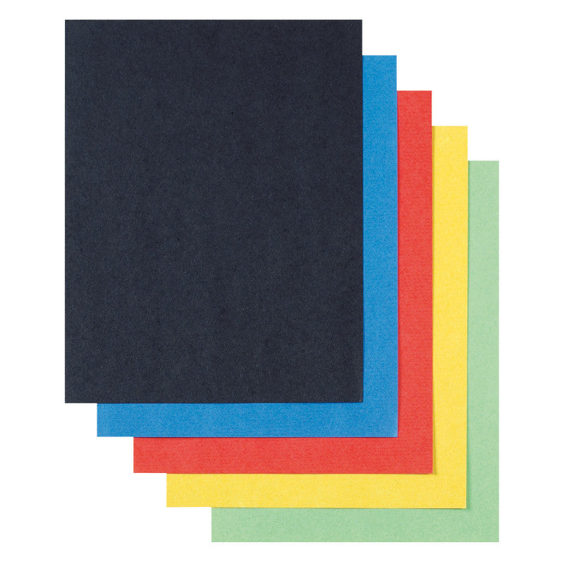 PACON - Super Value Poster Board, 5 Assorted Colors, 22" x 28", 50 Sheets