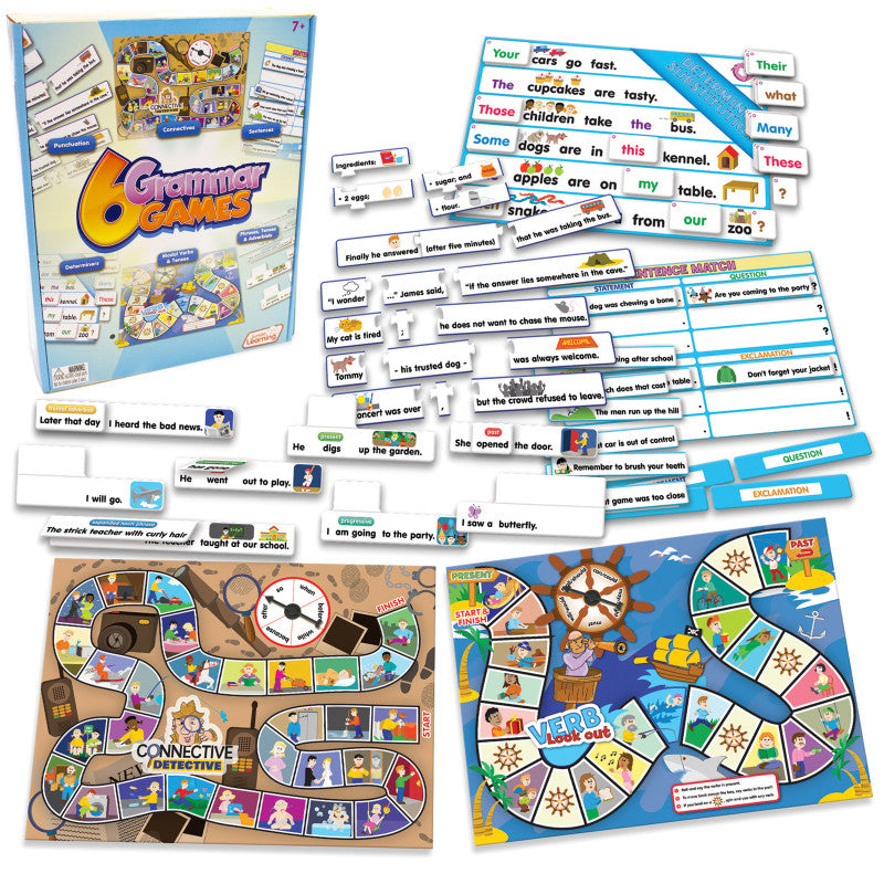 JUNIOR LEARNING - 6 Grammar Games