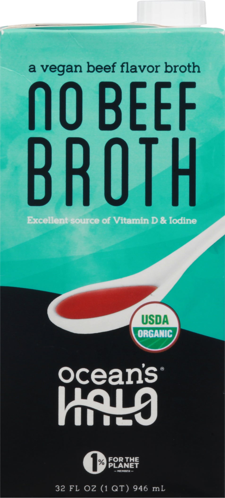 Ocean's Halo No Beef Broth 32 fl oz - Case of 6