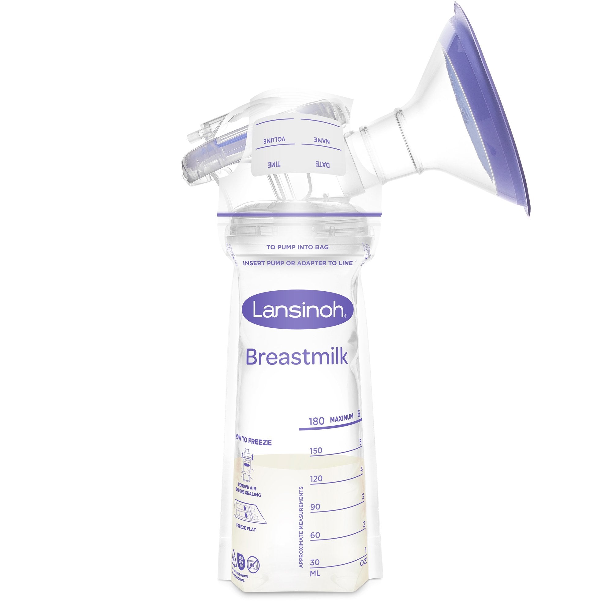 Emerson Healthcare - Breast Milk Storage Bag Lansinoh® 6 oz. Plastic [50/PK]