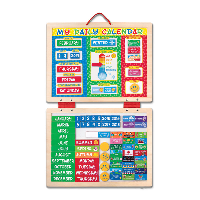 MELISSA & DOUG - My First Daily Magnetic Calendar