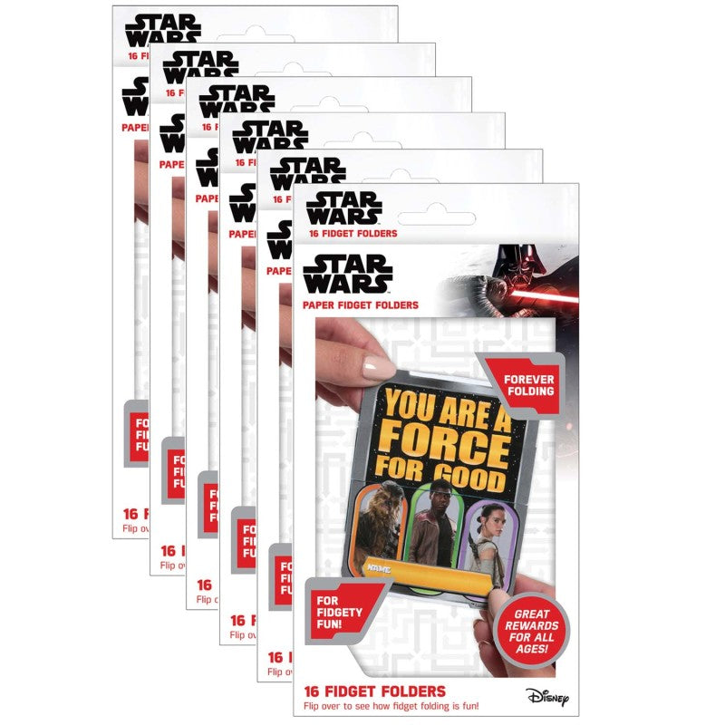 EUREKA - Star Wars™ Fidget Folder, 16 Per Pack, 6 Packs