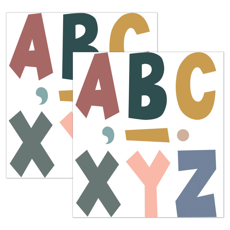 TEACHER CREATED RESOURCES - Wonderfully Wild 7" Fun Font Letters, 120 Per Pack, 2 Packs