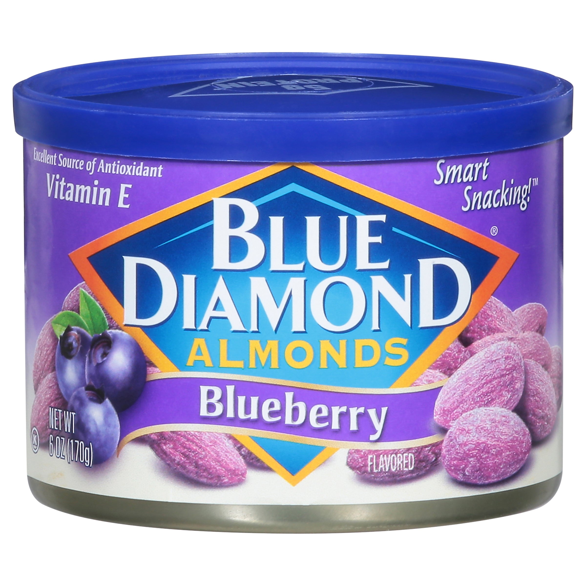 Blue Diamond Blueberry Flavored Almonds 6 oz - Case of 12