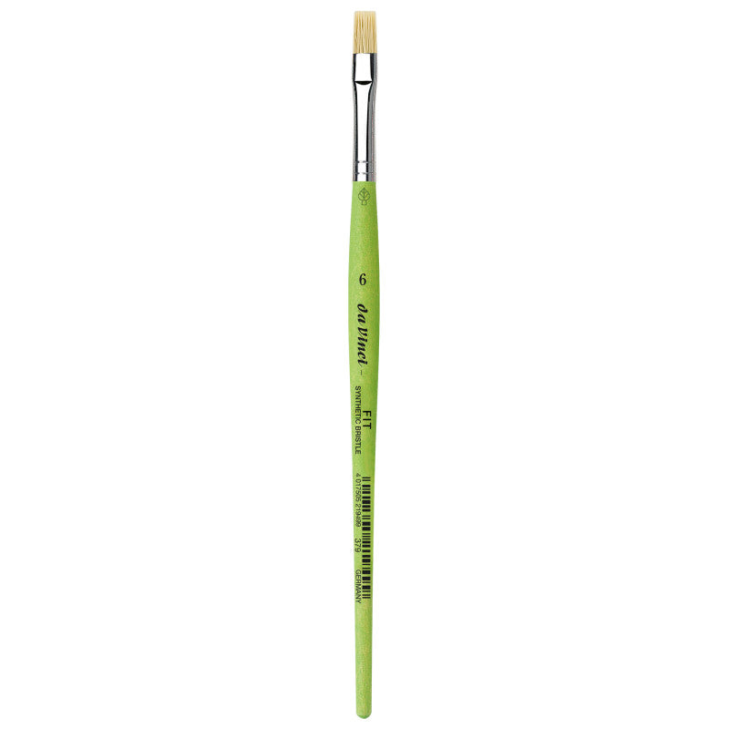FIT Synthetics Student Brush, Synthetic, Acrylic & Oil, Flat, Series 379, Size 6