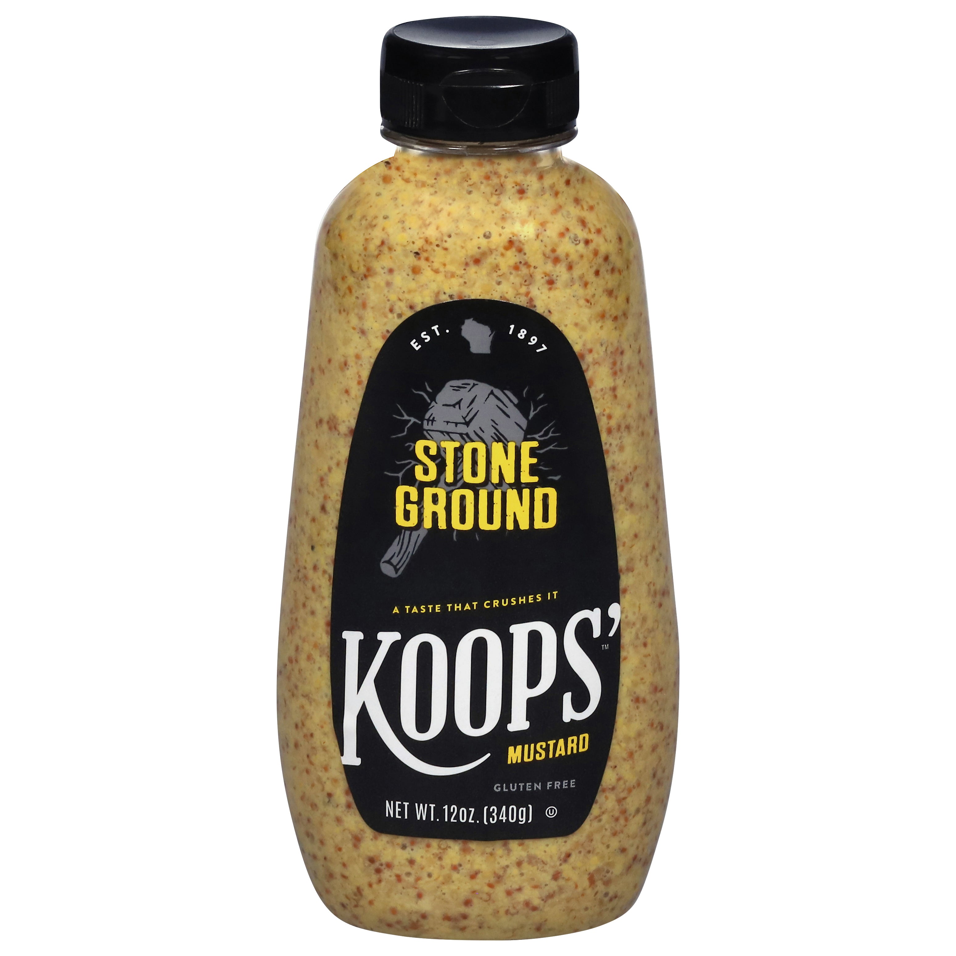 Koops' Stone Ground Mustard 12 oz - Case of 12