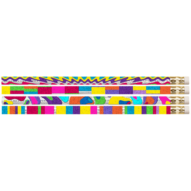 MUSGRAVE PENCIL COMPANY - Watercolors Motivational/Fun Pencils, 12 Per Pack, 12 Packs