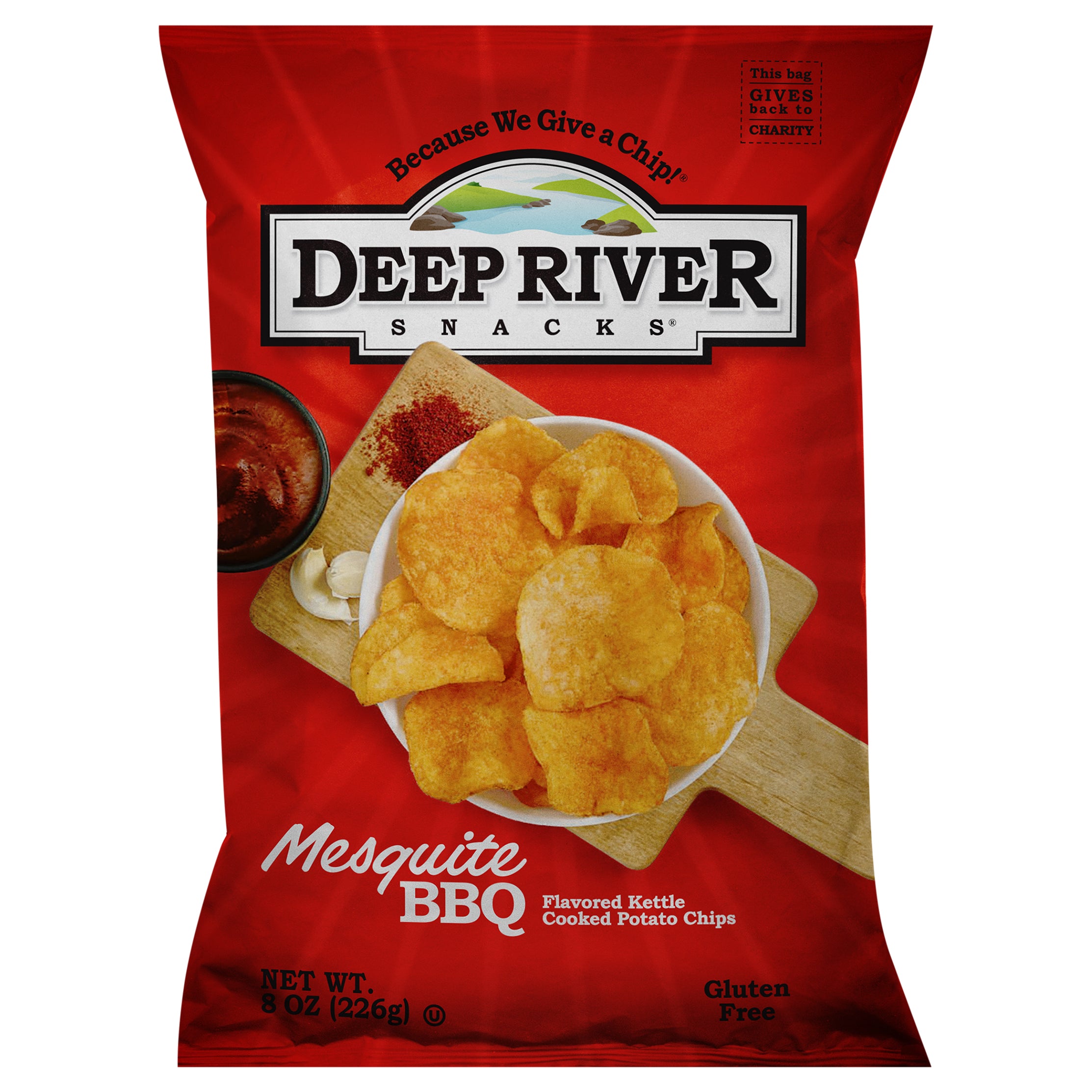 Deep River Mesquite BBQ Kettle Chip - Case of 12
